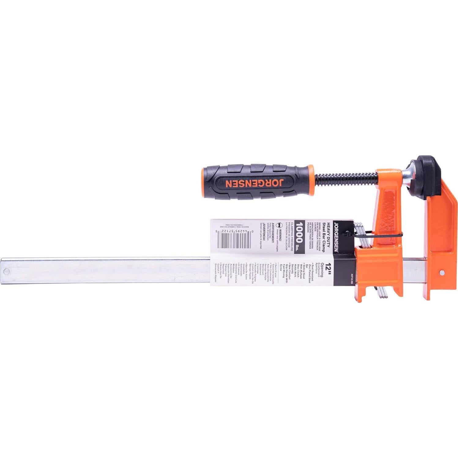 Abrazadera de Barra de Acero Pony 3712-HD 30.48 cm Naranja