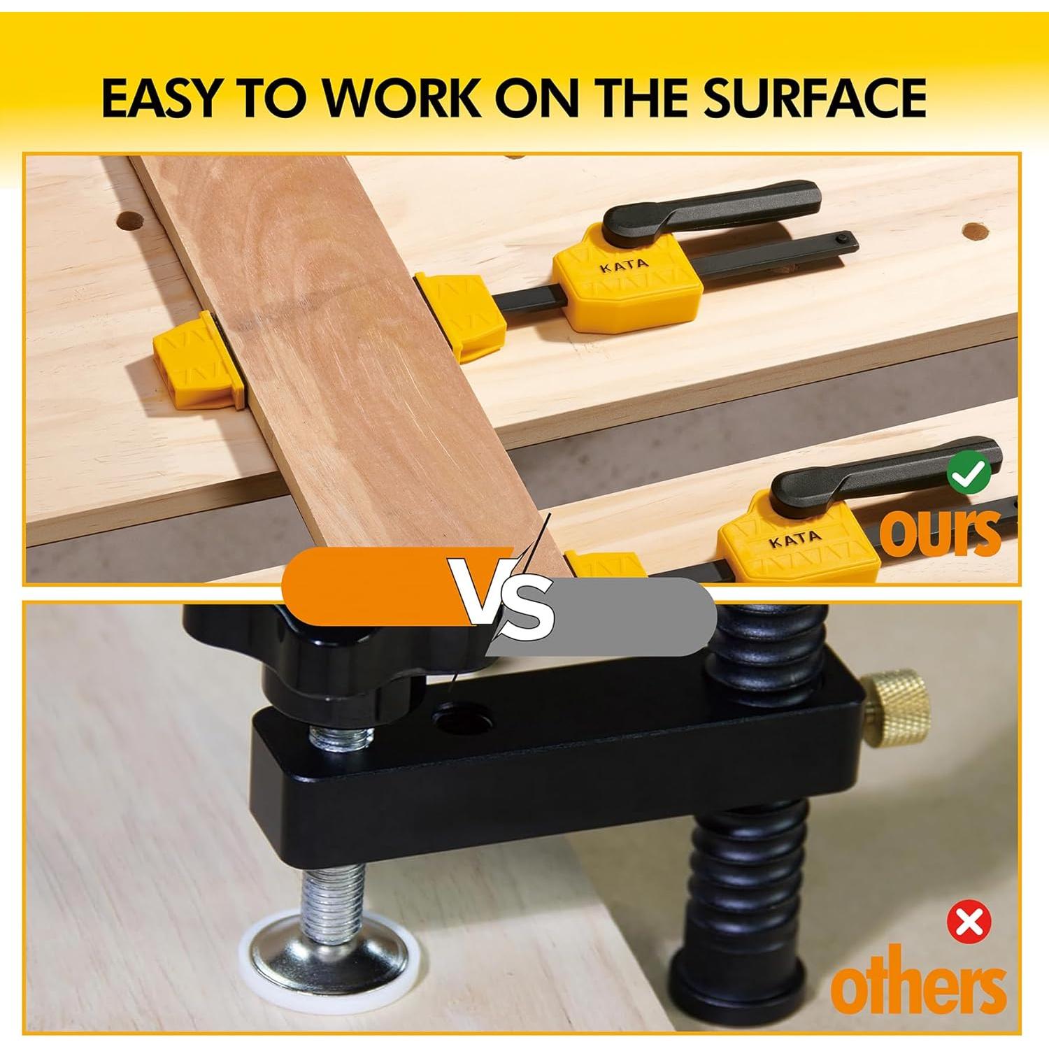 KATA Abrazaderas para Perro de Banco 3/4" (19mm) 2 Pack