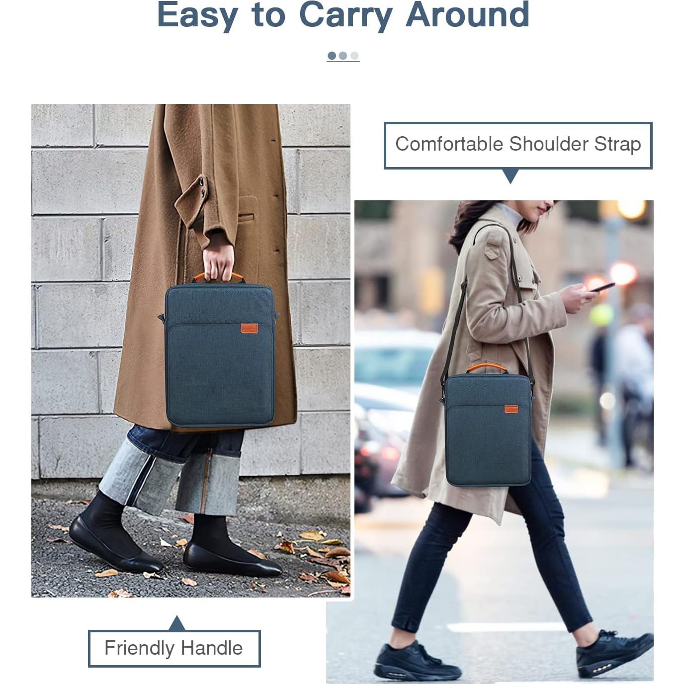 MoKo Funda para Laptop 13.3-14" Resistente al Agua Índigo