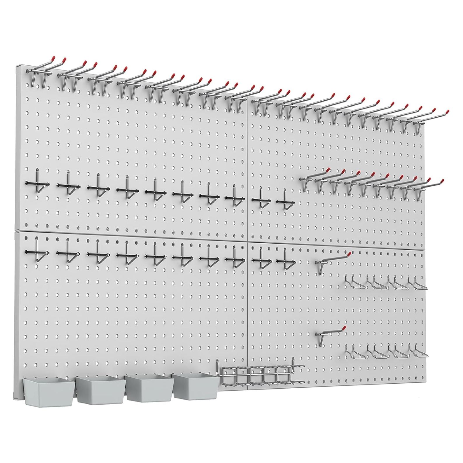 Tablero de Metal WALMANN 121.9x91.4cm con Accesorios para Herramientas