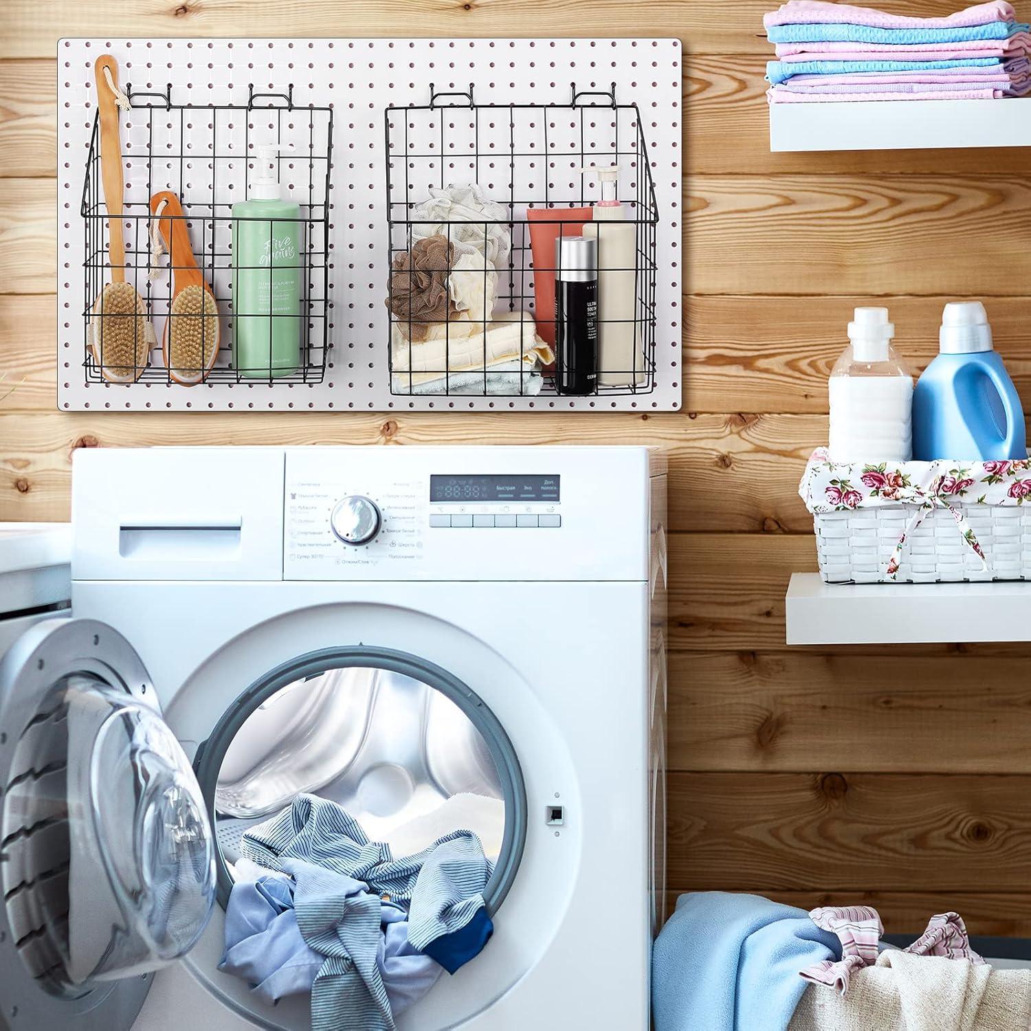 Cestas para Tablero de Clavos Meekoo 2 Pcs 31.5x19x32.5cm y 28x12.7x32cm