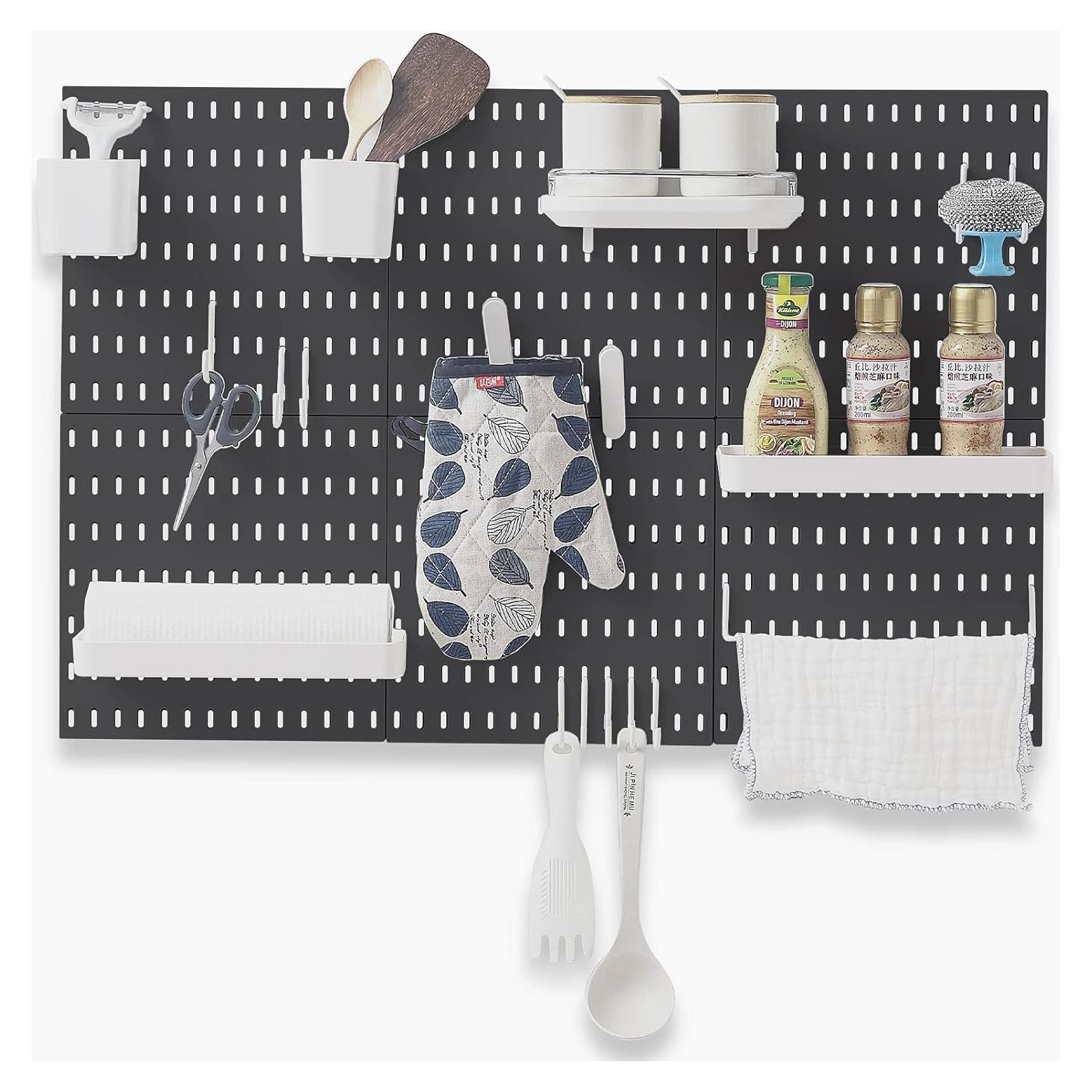 Kit Organizador de Pared JoyBHole 33x22cm con 18 Accesorios