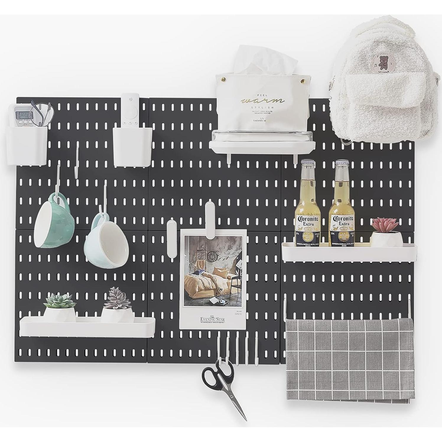 Kit Organizador de Pared JoyBHole 33x22cm con 18 Accesorios