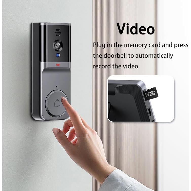 Cámara de Timbre Inalámbrico TKMARS IP06 Video HD 1080P