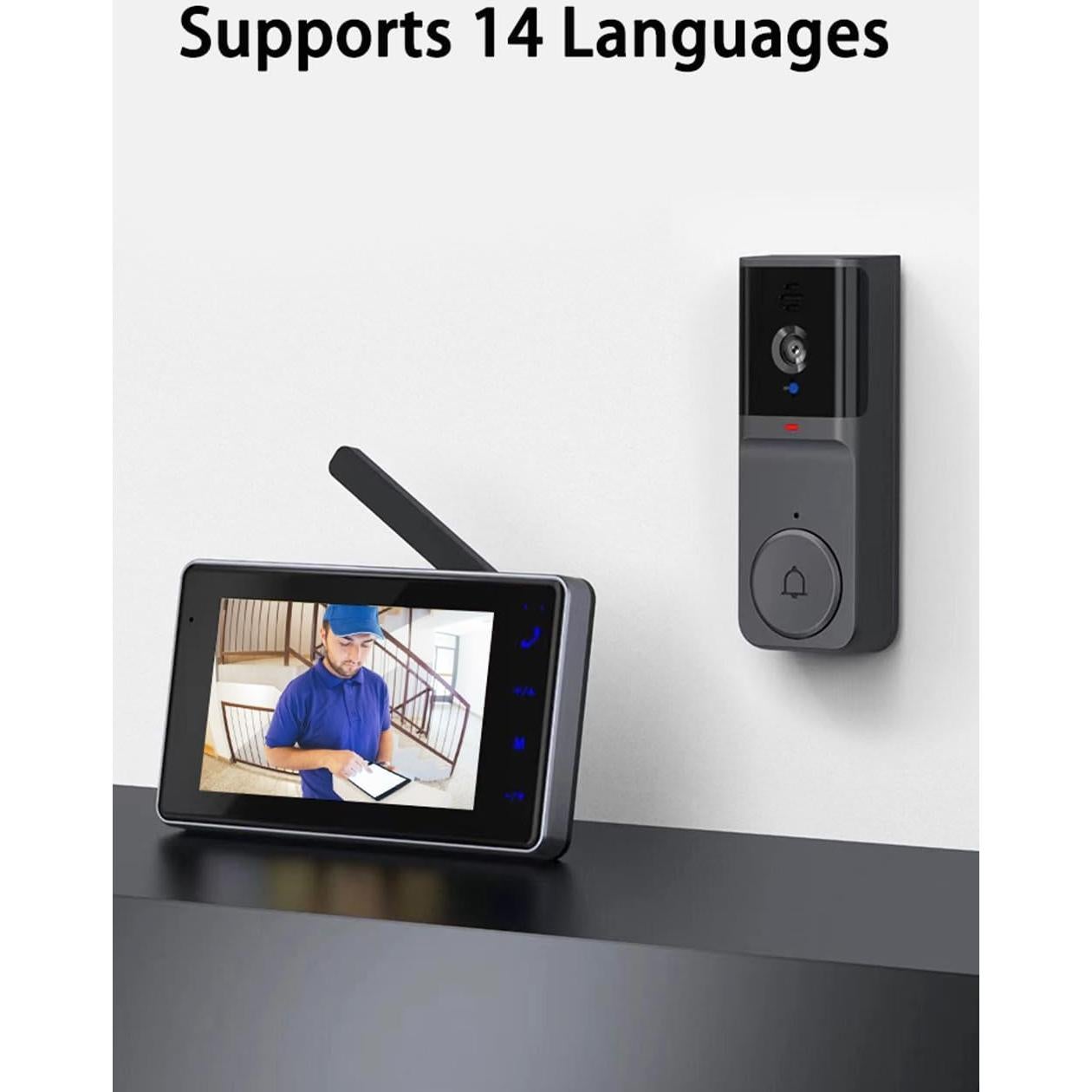 Cámara de Timbre Inalámbrico TKMARS IP06 Video HD 1080P