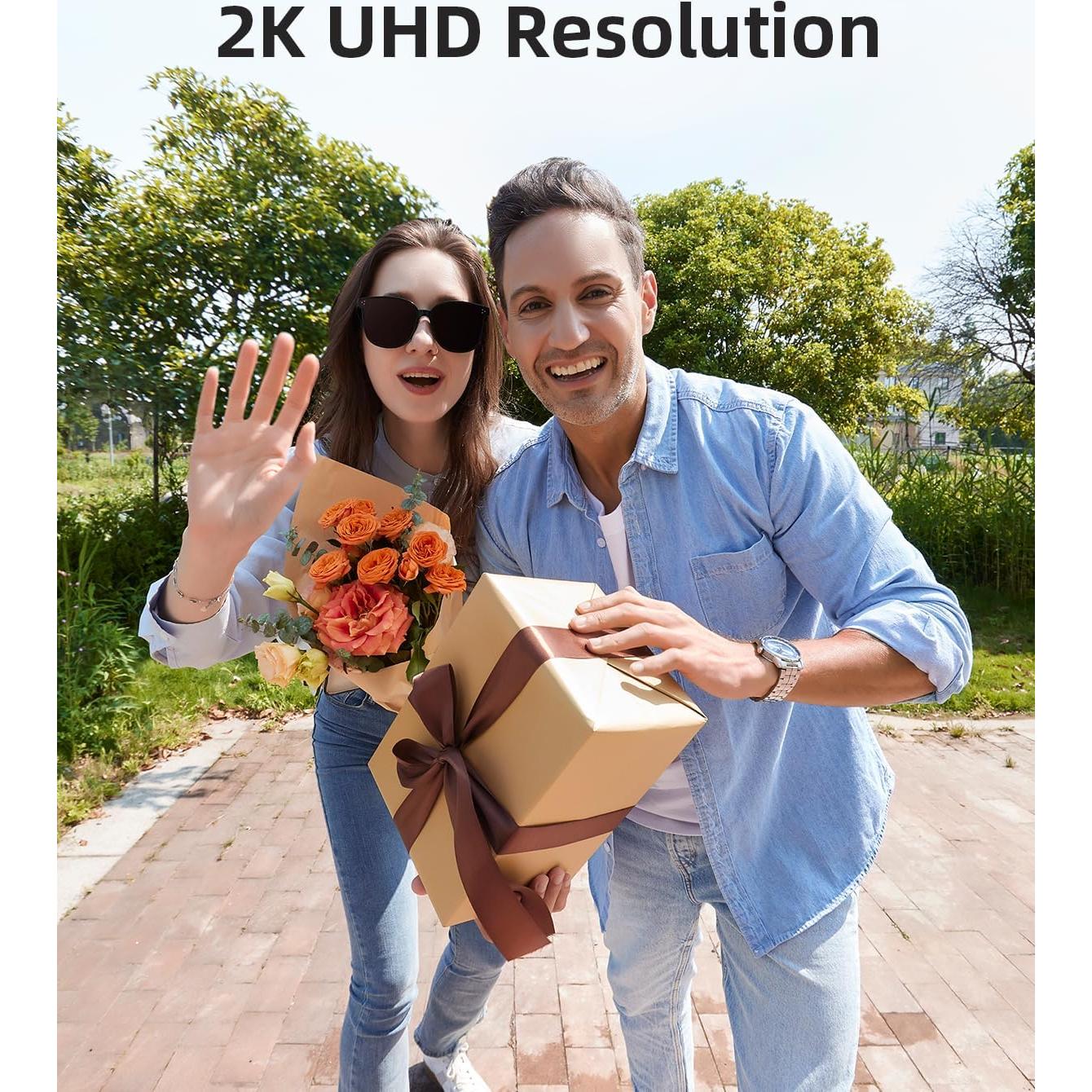 Timbre de Video Inalámbrico Noorio D110 5MP 3K con IA