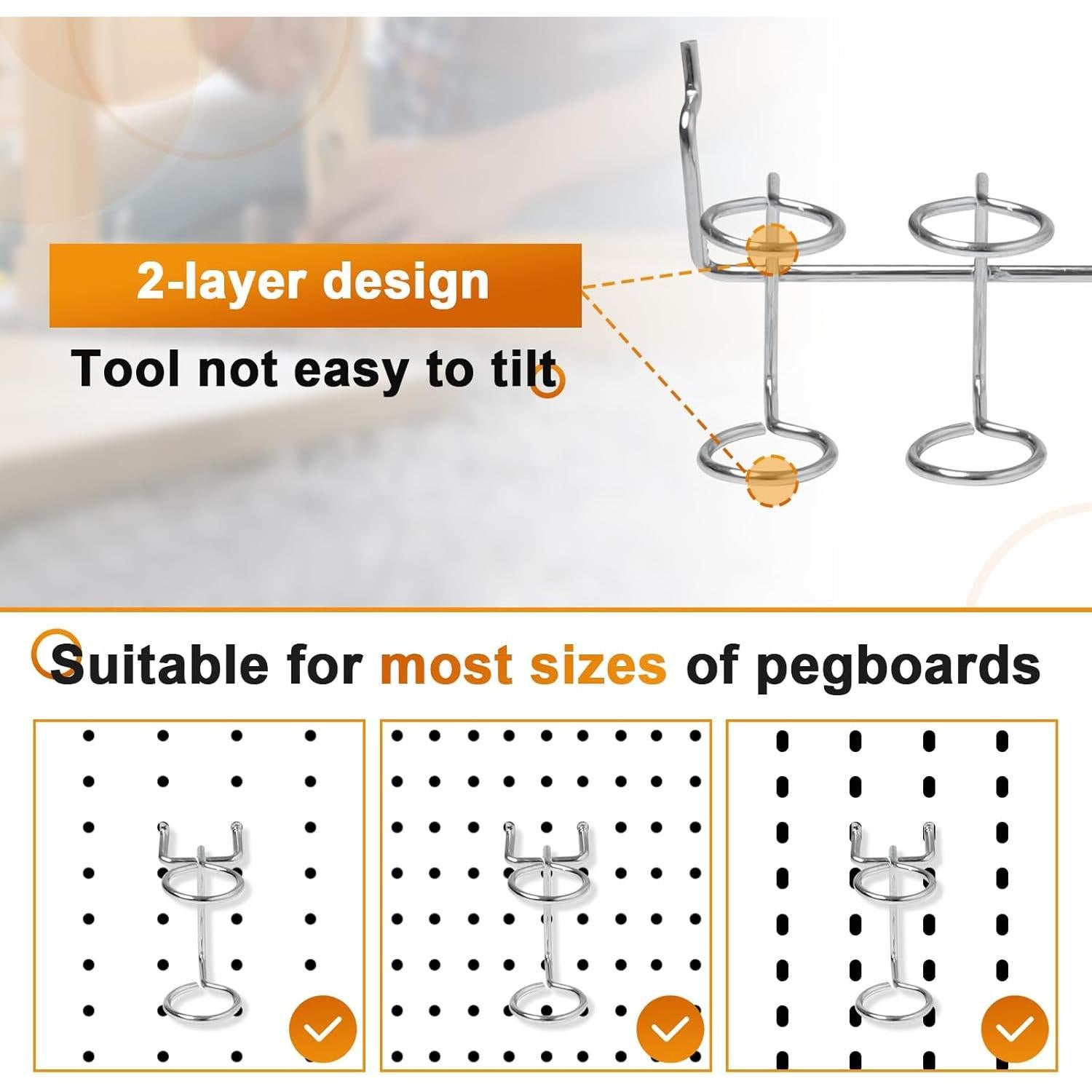 Soporte para Destornilladores 9 Piezas Wexpw - Organizador de Herramientas