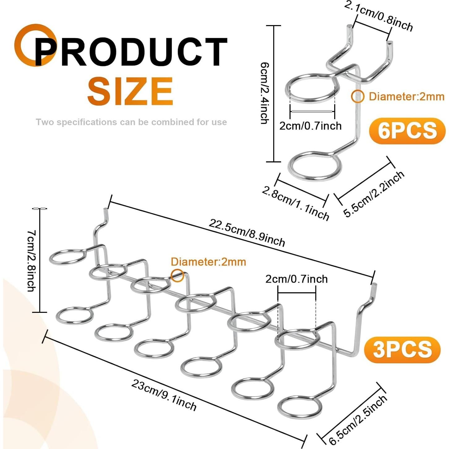 Soporte para Destornilladores 9 Piezas Wexpw - Organizador de Herramientas