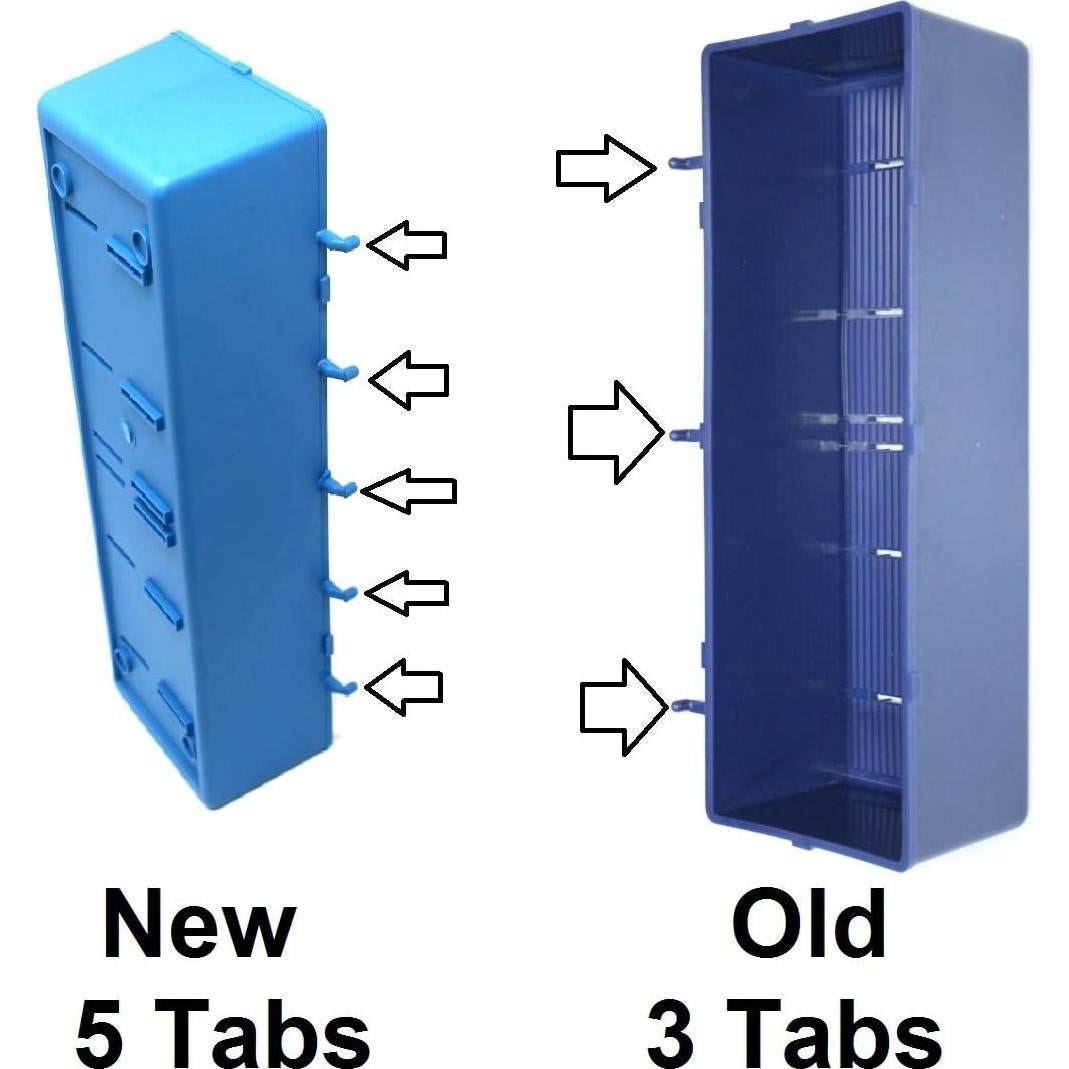 Contenedor de Almacenamiento Negro JSP para Pegboard - Alta Resistencia