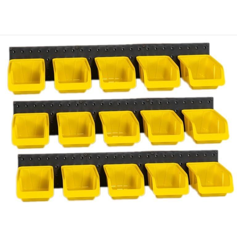 Organizador de Pared WallPeg con 3 Rieles y 15 Contenedores