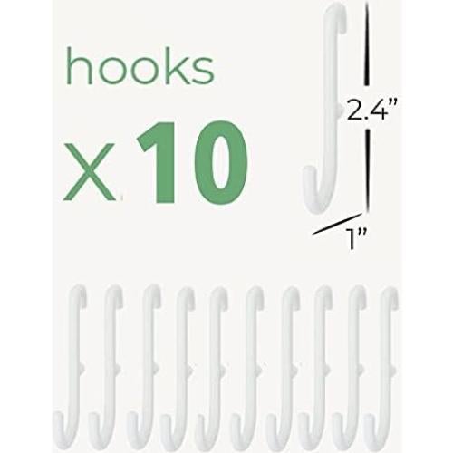 Organizador de Tablero de Clavos Keepo con 10 Ganchos Cortos