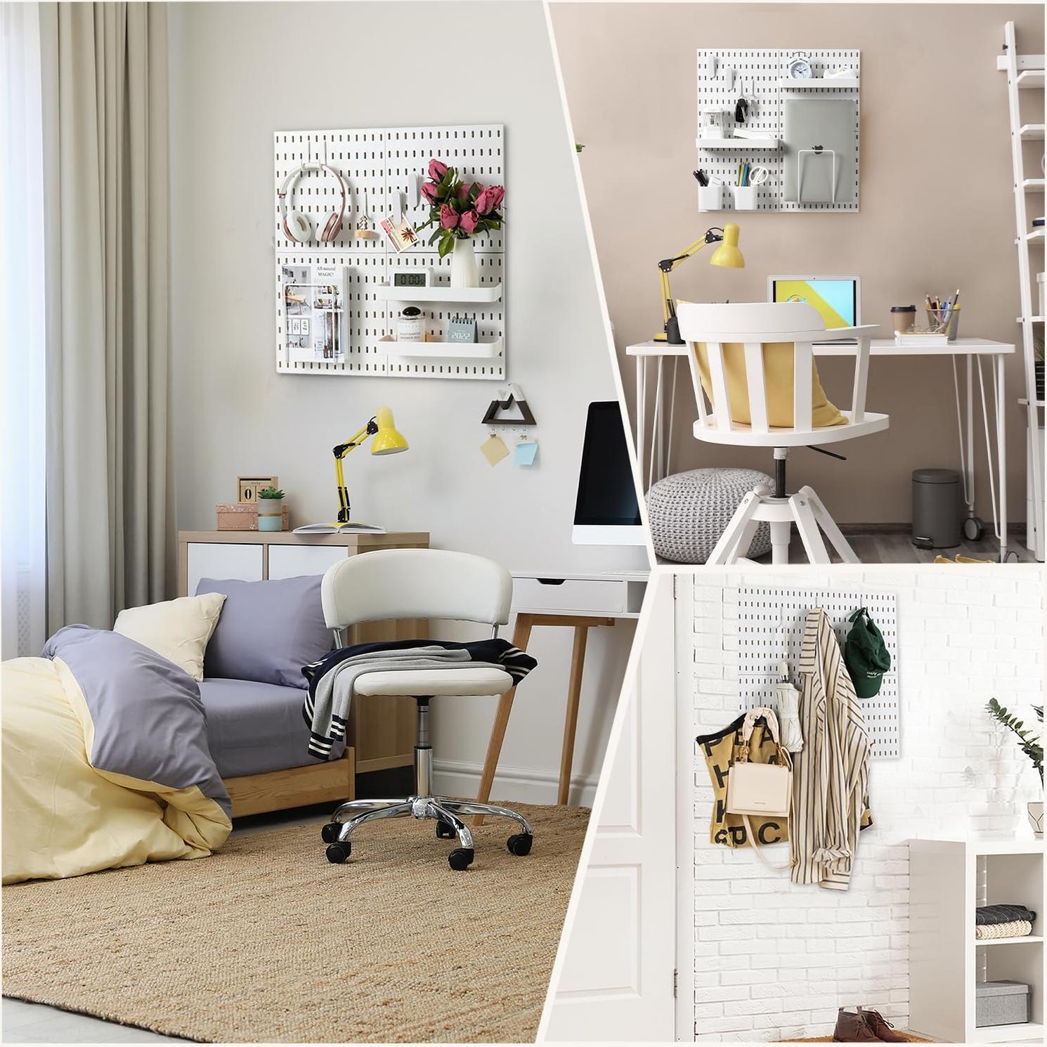 Kit Organizador de Pared VUSIGN 4 Piezas 56x56 cm Blanco