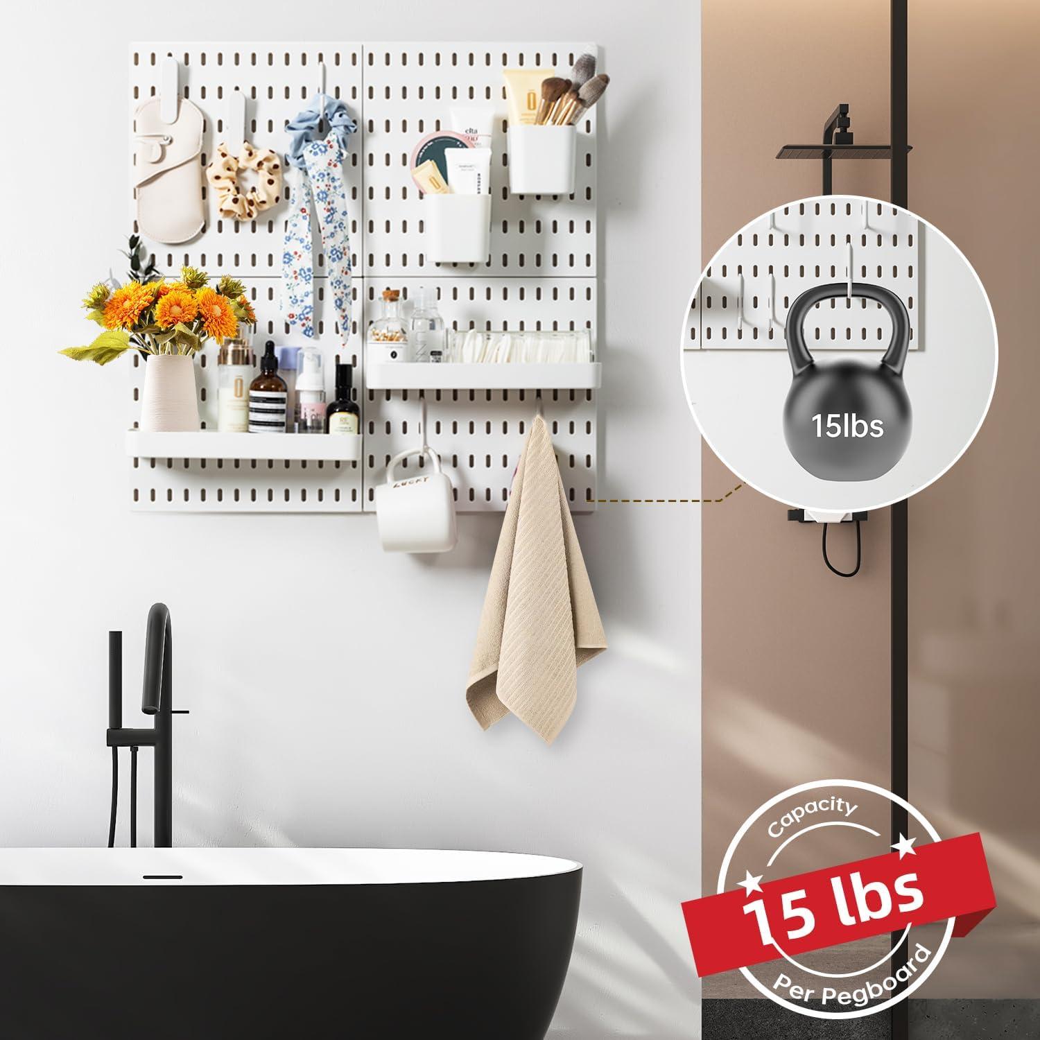 Kit Organizador de Pared VUSIGN 4 Piezas 56x56 cm Blanco