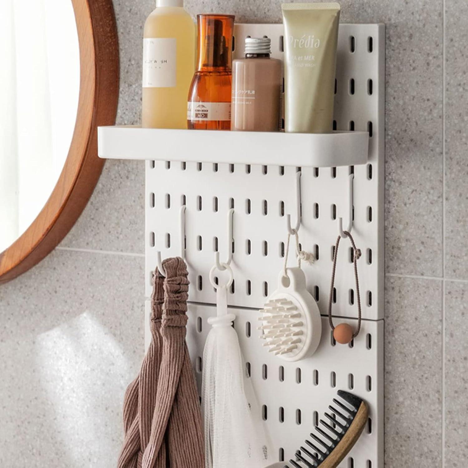 Organizador de Pared Aecllcea 27.4x9 cm Blanco DIY