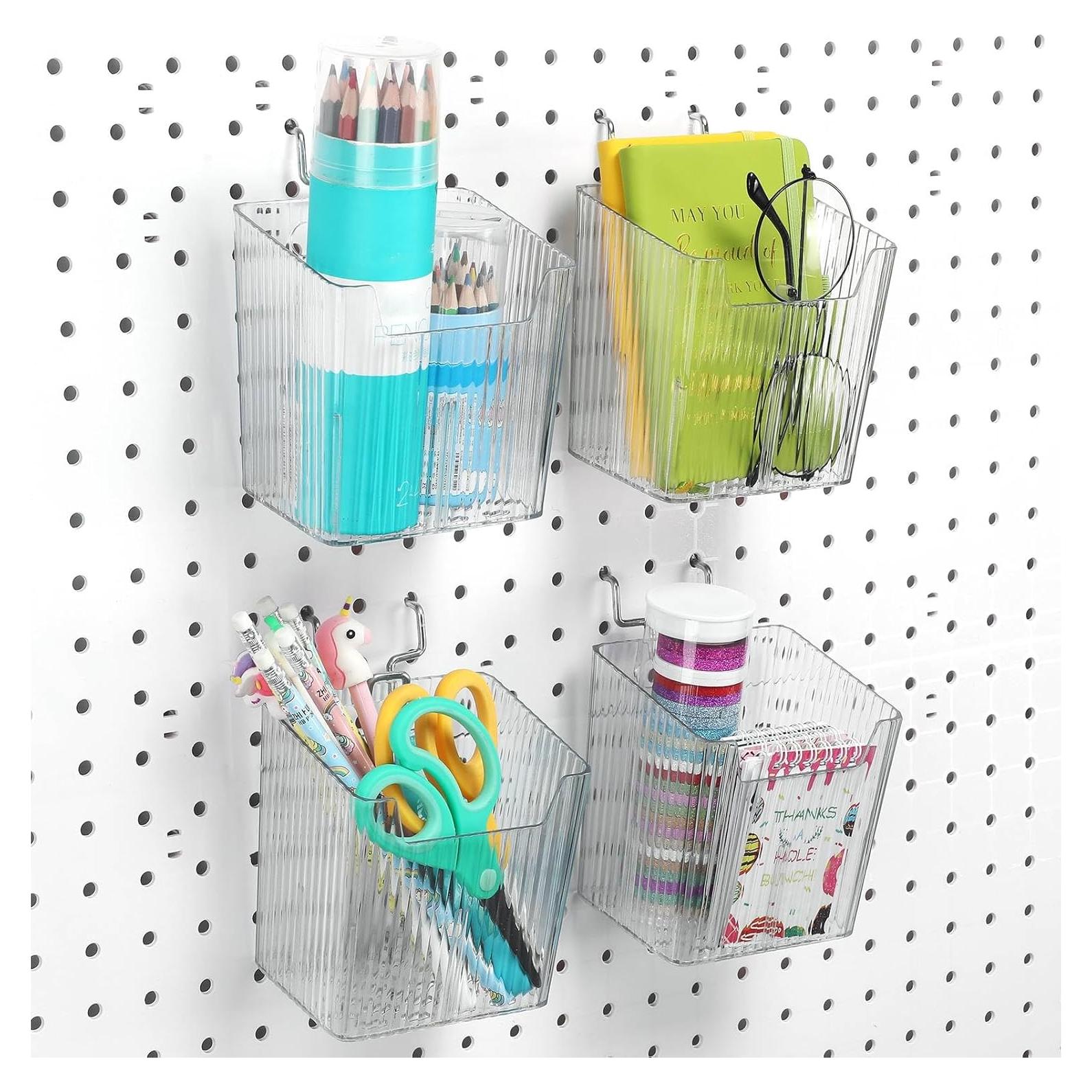 Set 4 Contenedores de Tablero de Clavos Suzile 11x8x11.5cm