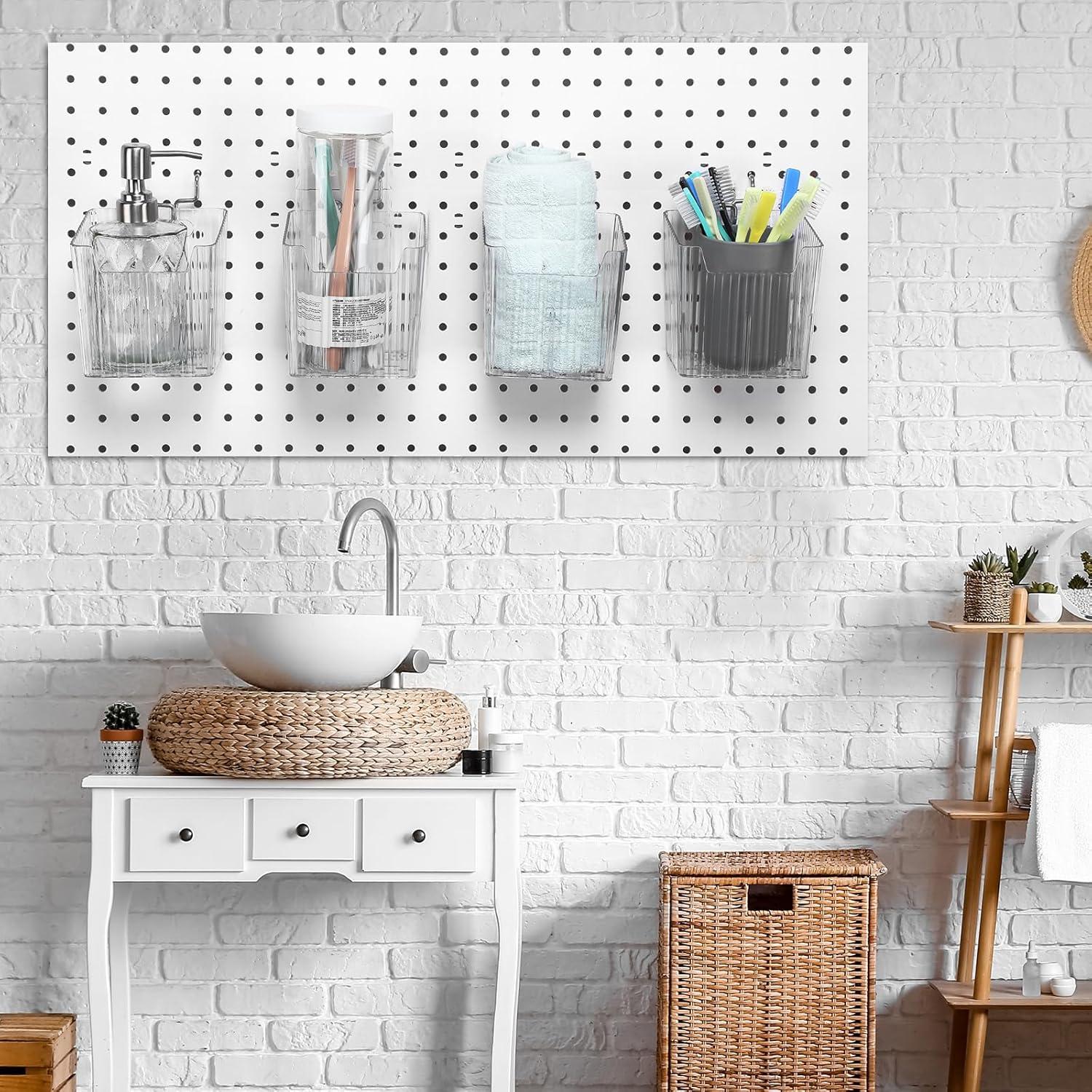 Set 4 Contenedores de Tablero de Clavos Suzile 11x8x11.5cm