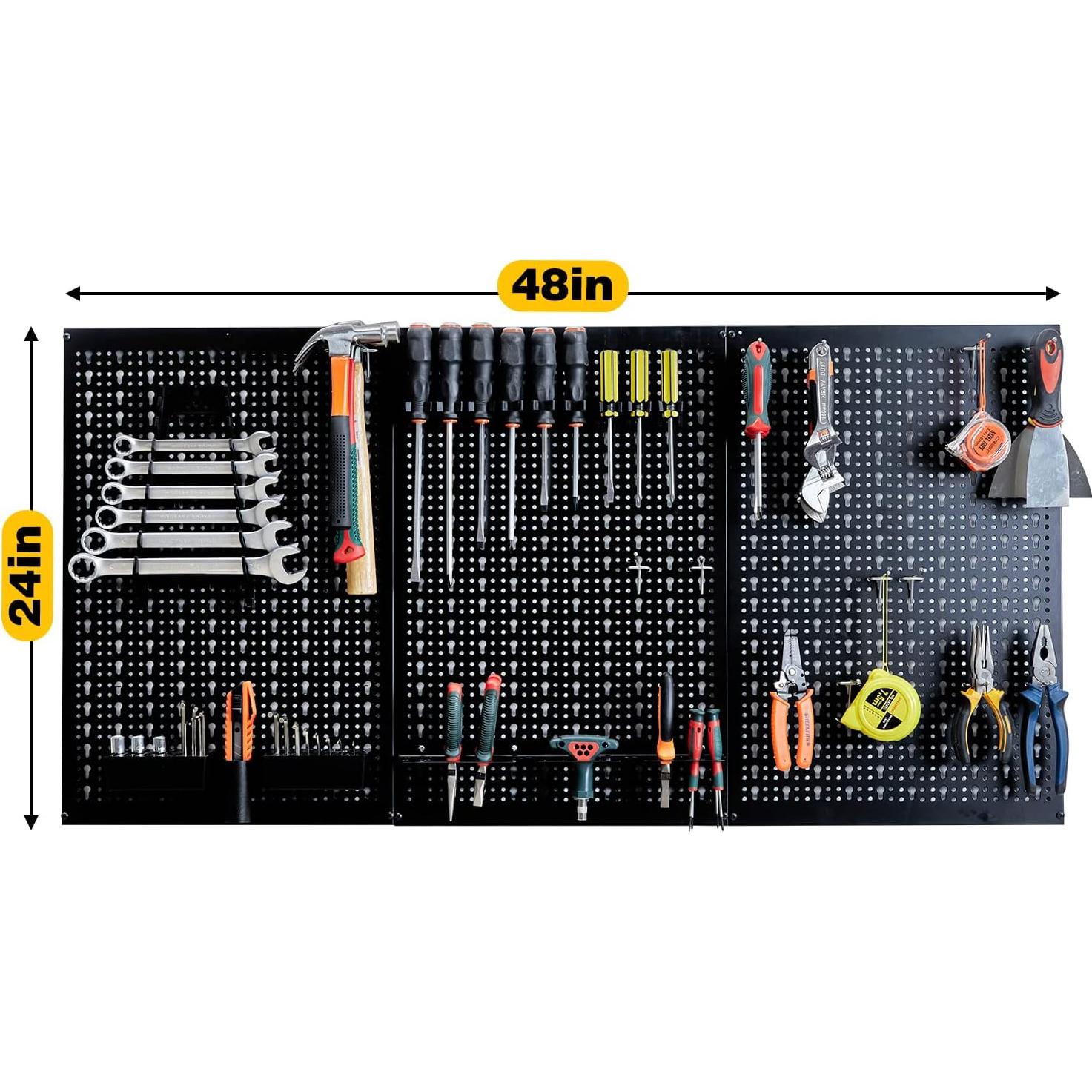 Organizador de Pared Ultrawall 122x61cm con 45 Accesorios