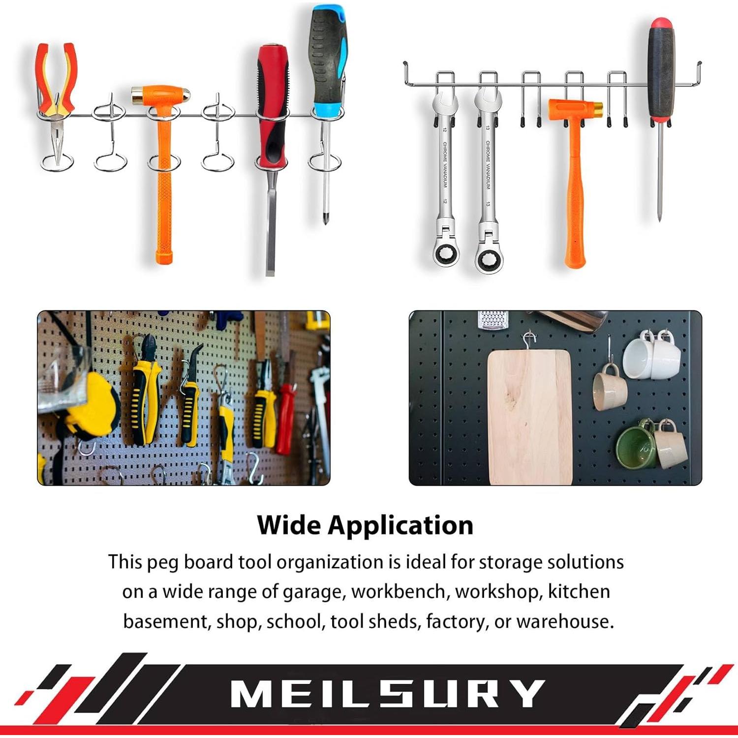 Accesorios para Tablero Perforado MeilsurY 278 Piezas