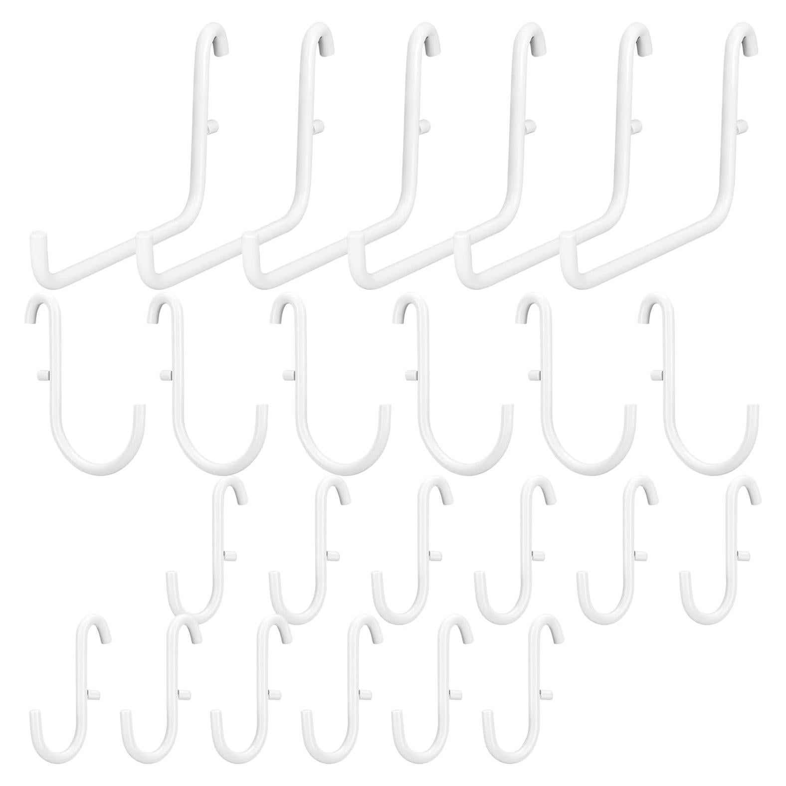 Ganchos para Tablero Perforado Moxweyeni 24 Pcs Compatible IKEA