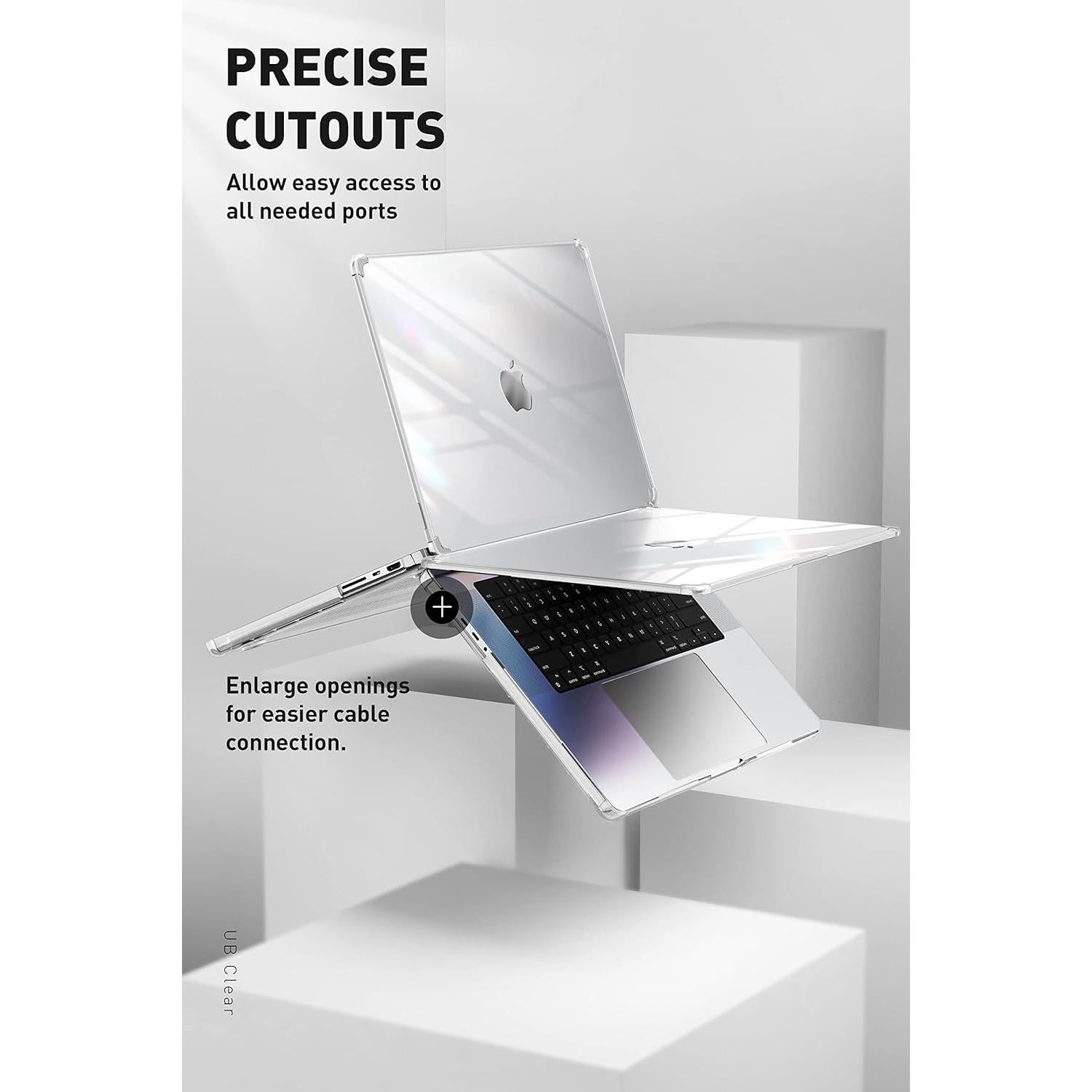 Funda SUPCASE para MacBook Pro 14" 2021-2024 Transparente