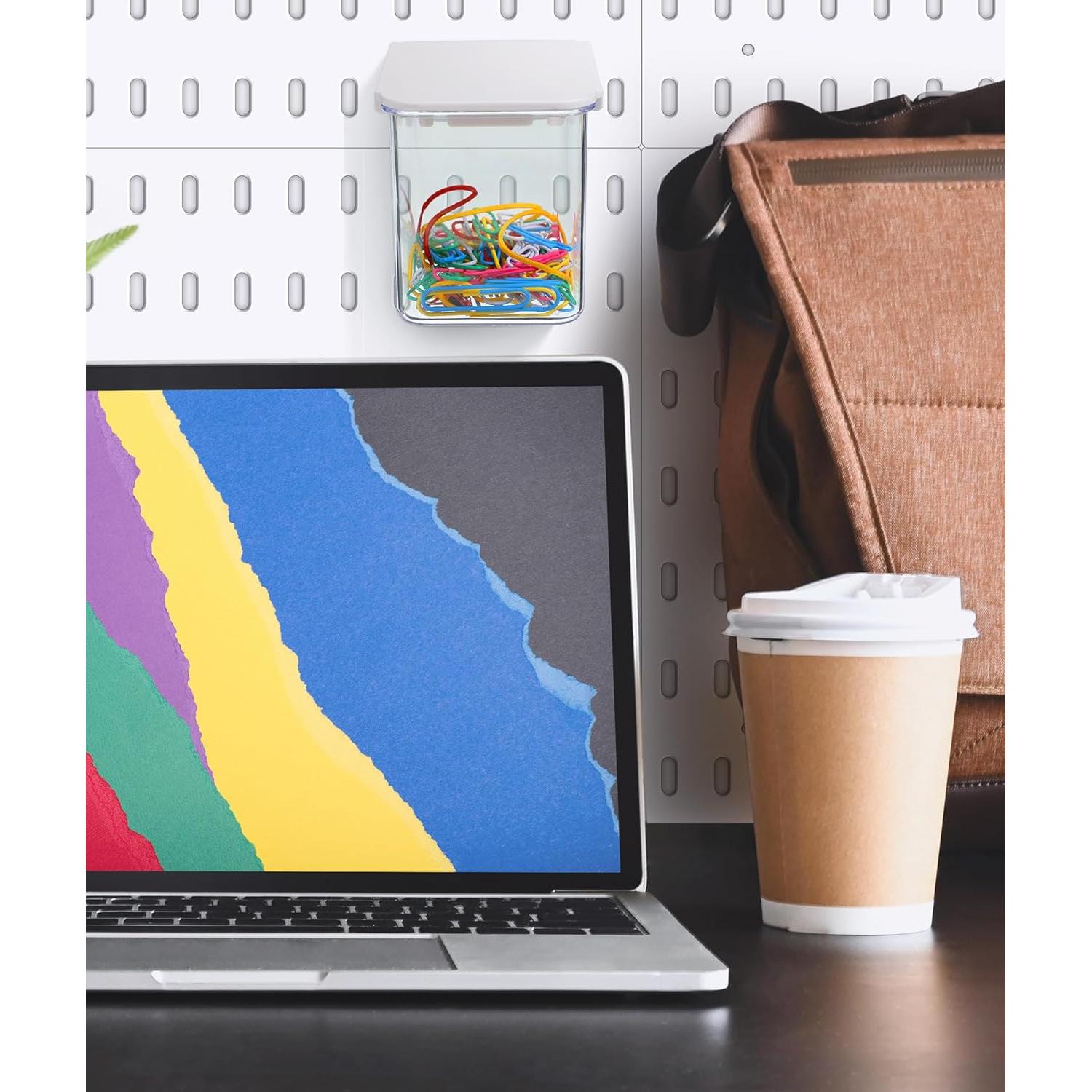 Organizadores de Tablero de Clavos Yulejo 4 Piezas 10x8x8cm