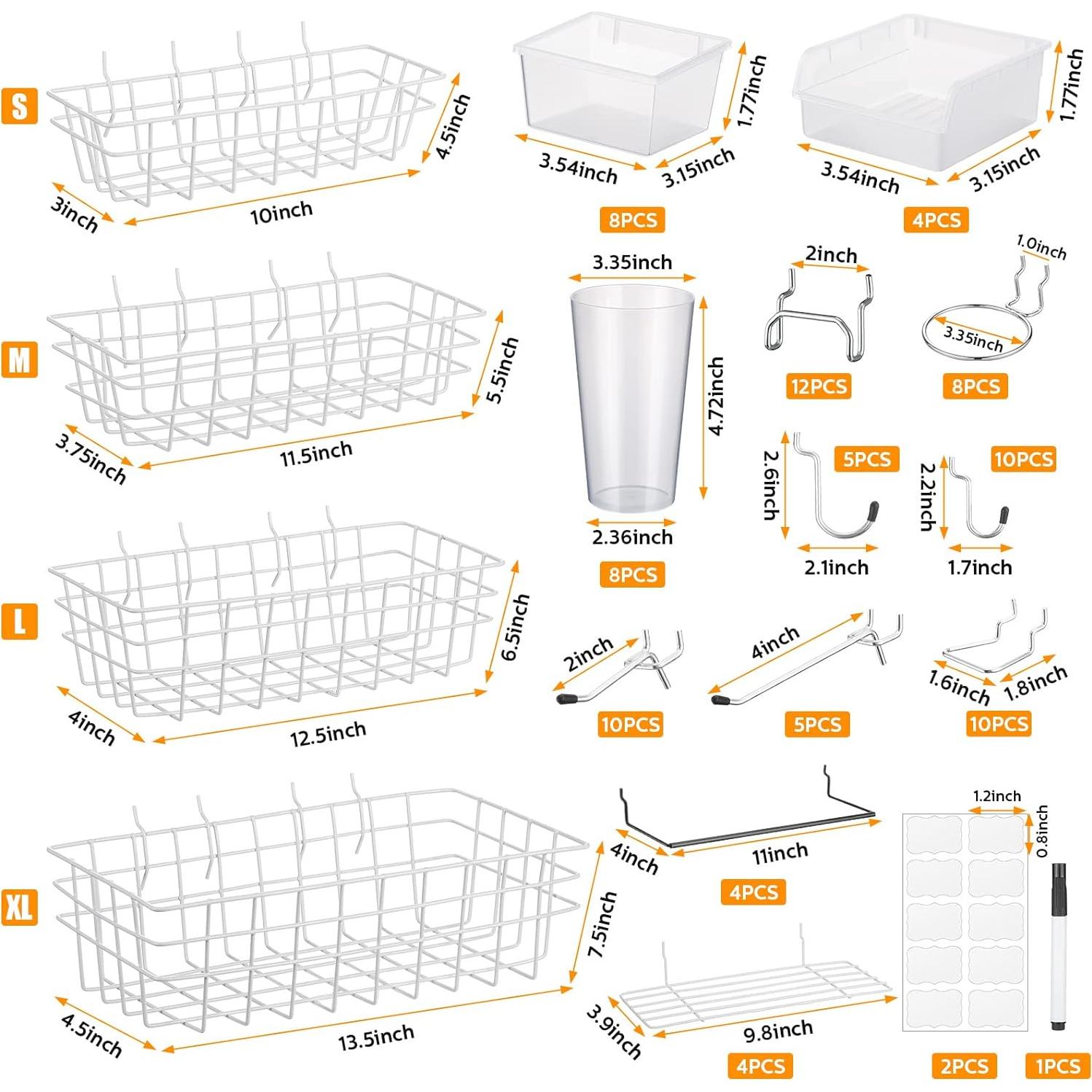 Juego de Accesorios para Tablero de Clavos Unittype 95 Piezas