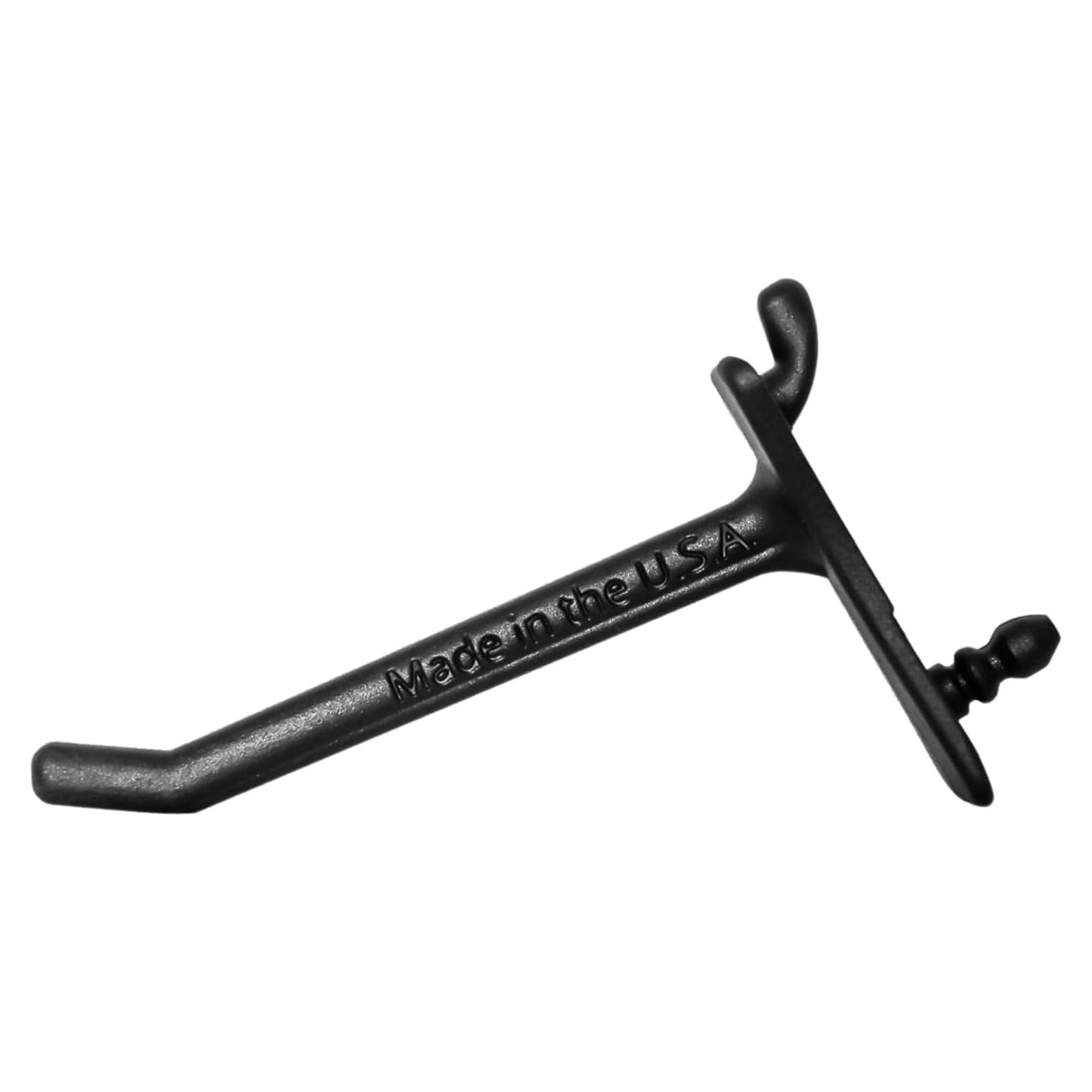 Ganchos de Tablero de Clavos PegPro® 2" - 24 Unidades, Negro