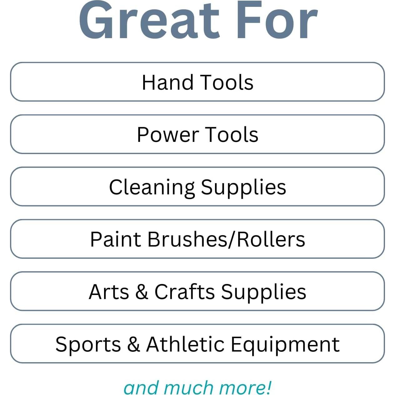 Ganchos de Tablero de Clavos PegPro® 2" - 24 Unidades, Negro