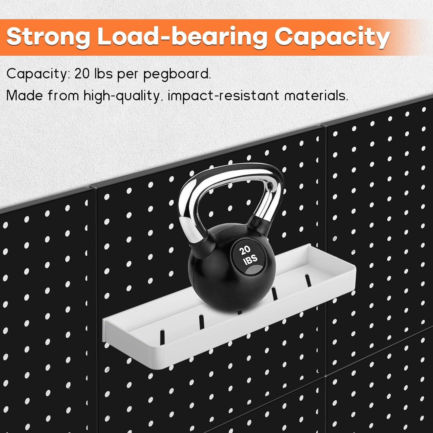 Organizador de Herramientas ROTESONNE 88 PCS Pegboard Negro