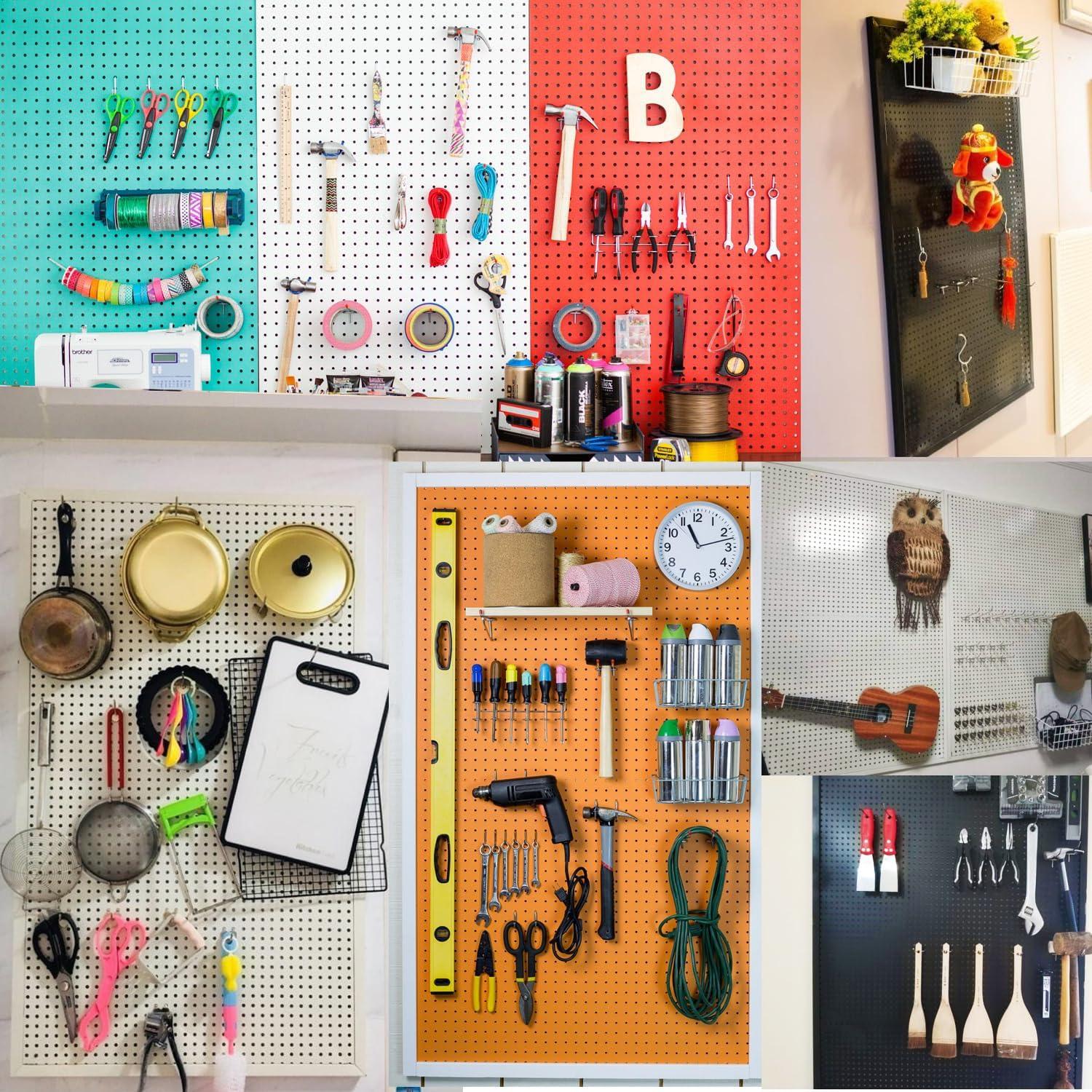 Kit Organizador de Ganchos Calax 338 Piezas para Tablero de Clavos