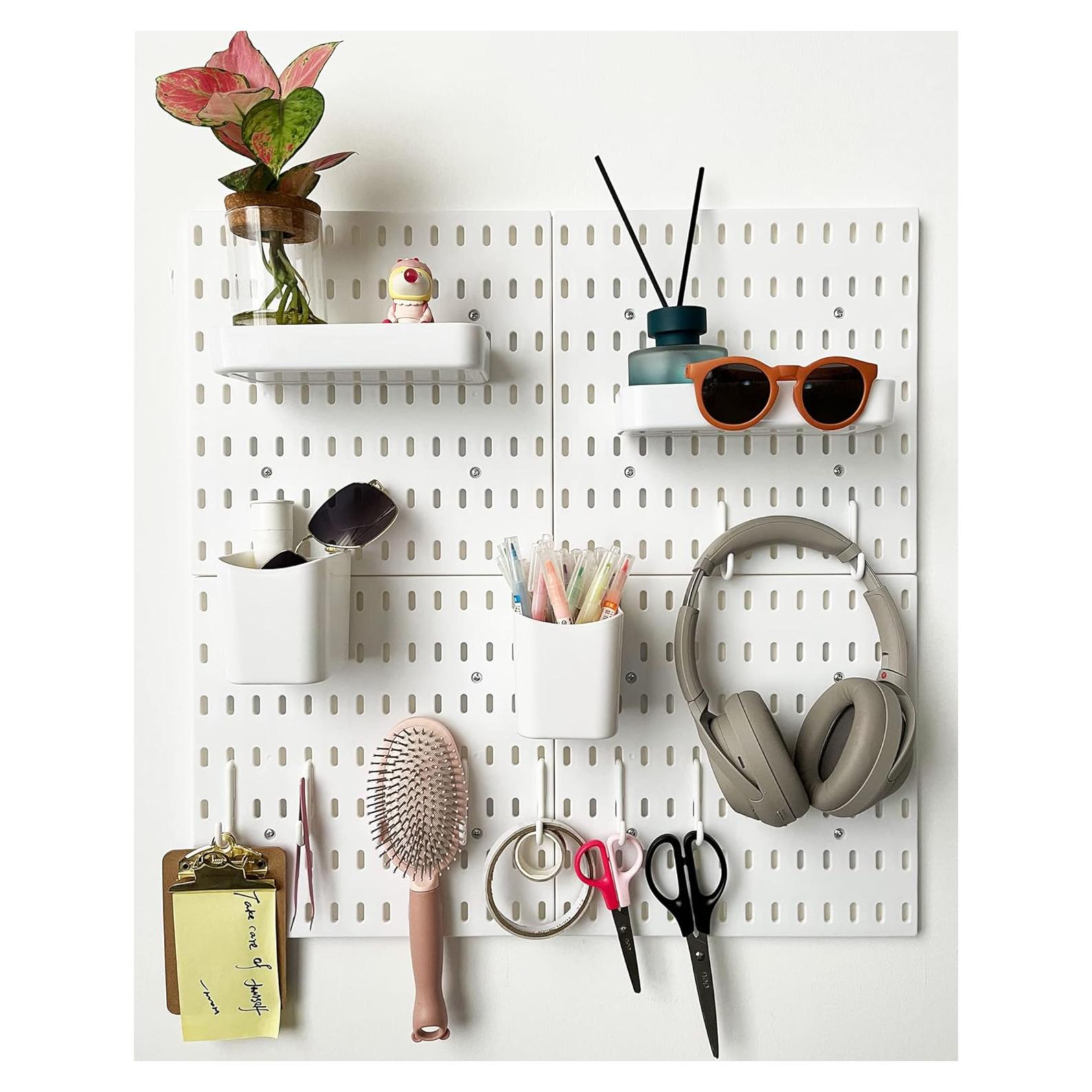 Kit Organizador de Pared Aecllcea 4 Paneles 56x56cm Blanco