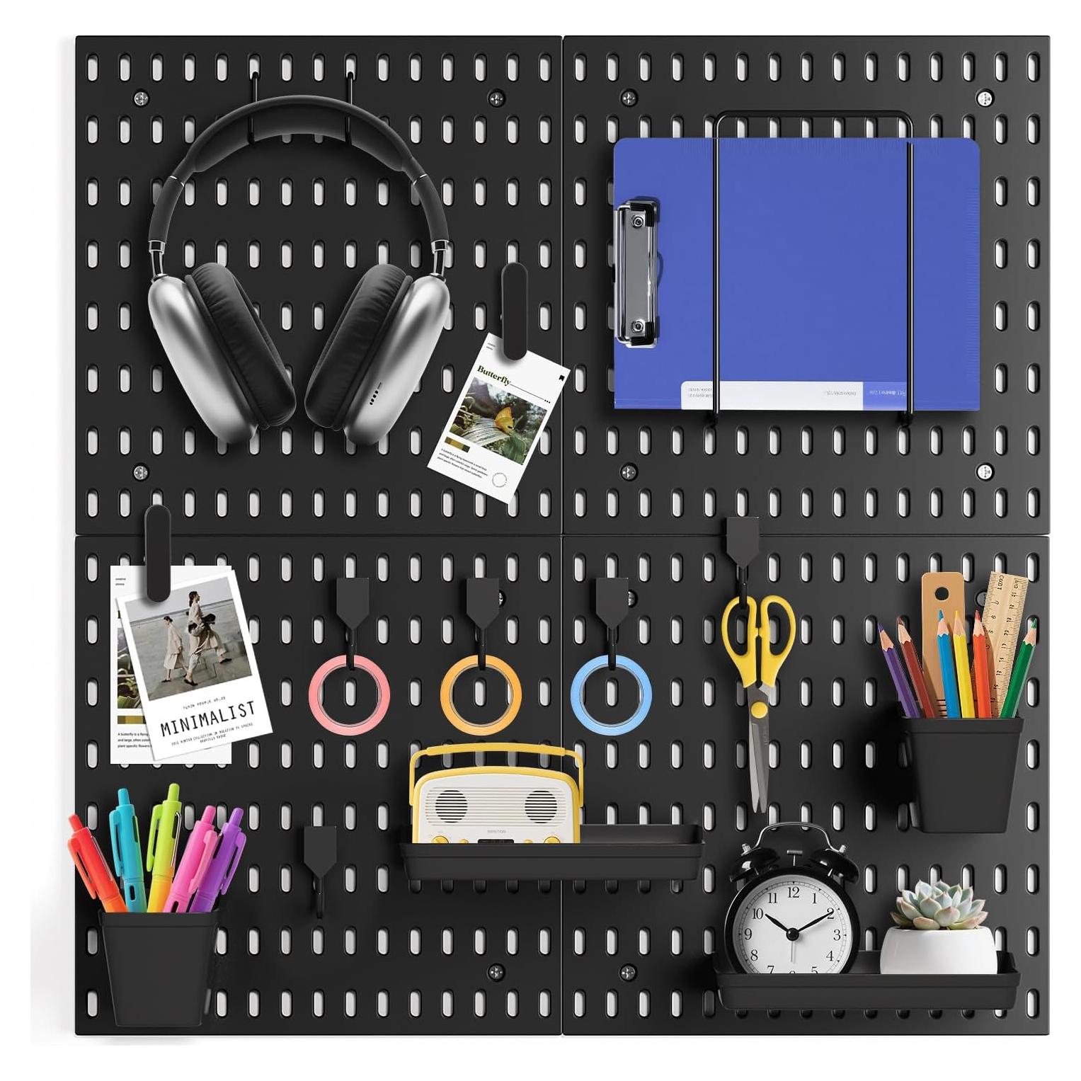 Kit de Paneles de Perforación HENSHOW 4 Unidades 30x30cm