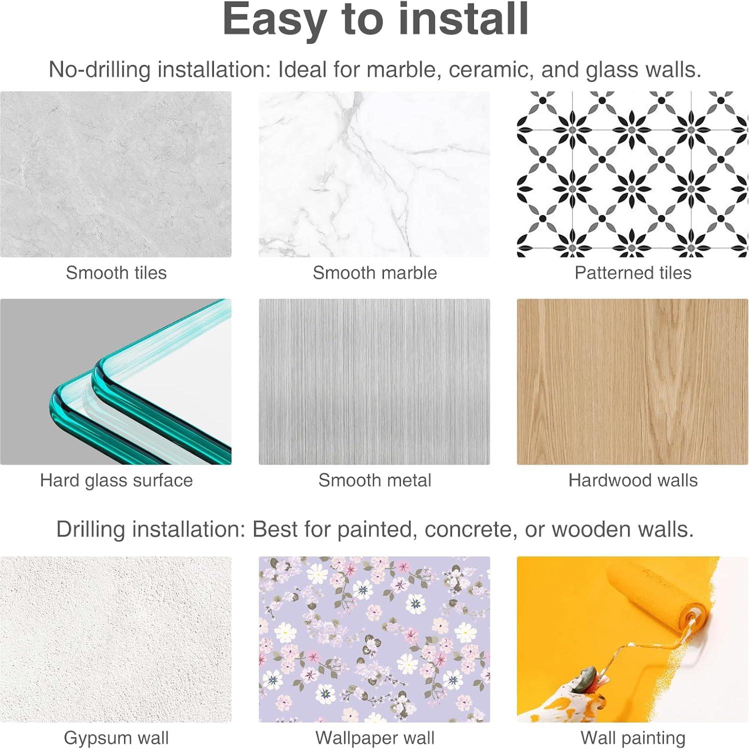 Kit de Paneles de Perforación HENSHOW 4 Unidades 30x30cm