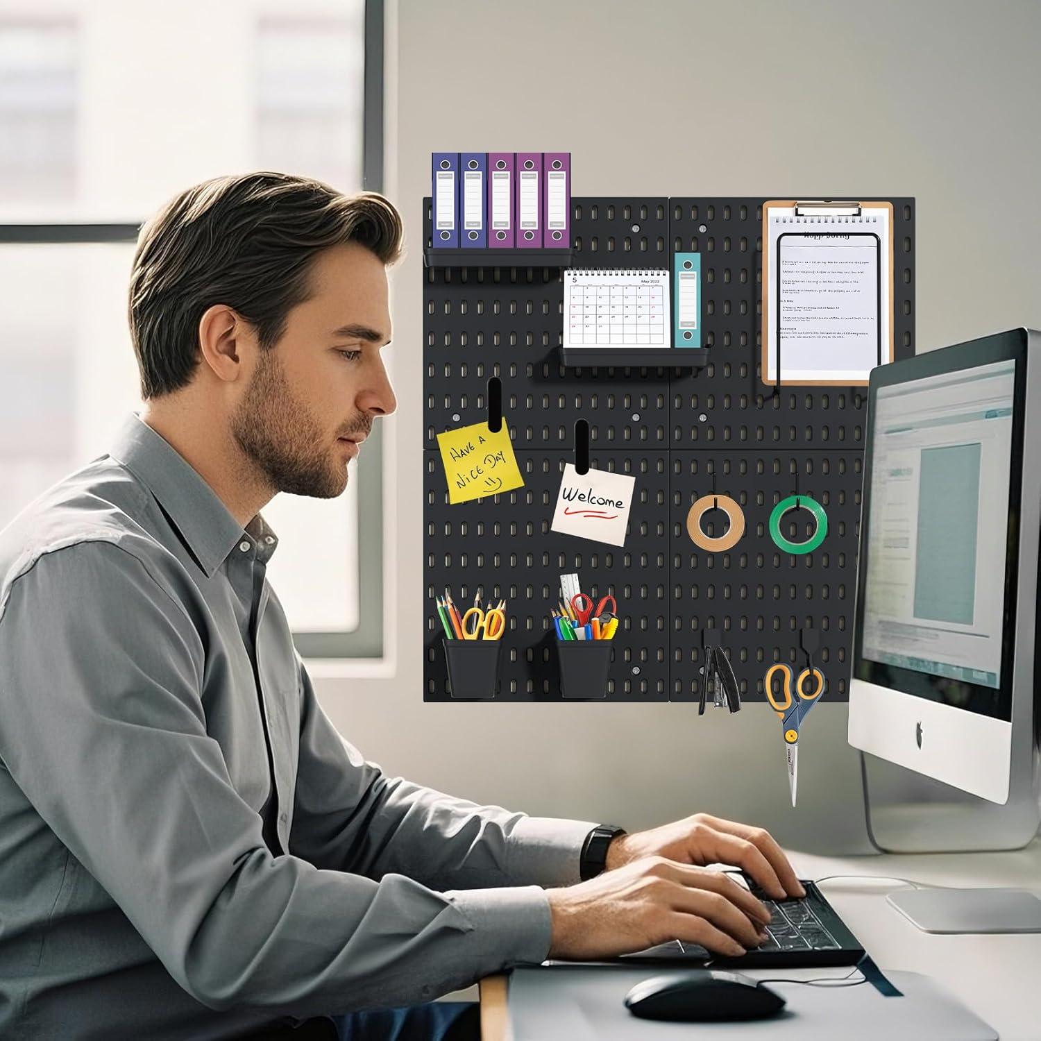 Kit de Paneles de Perforación HENSHOW 4 Unidades 30x30cm