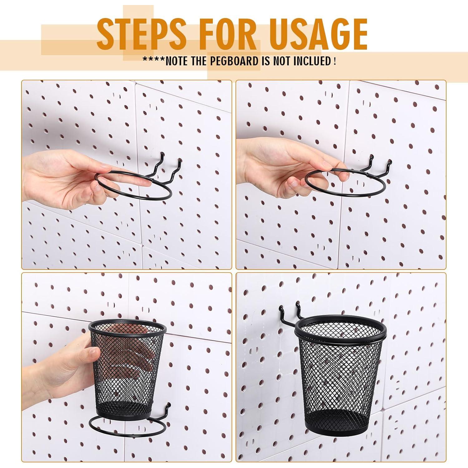 Spakon Organizador de Plumas 6 Piezas con Ganchos para Tablero