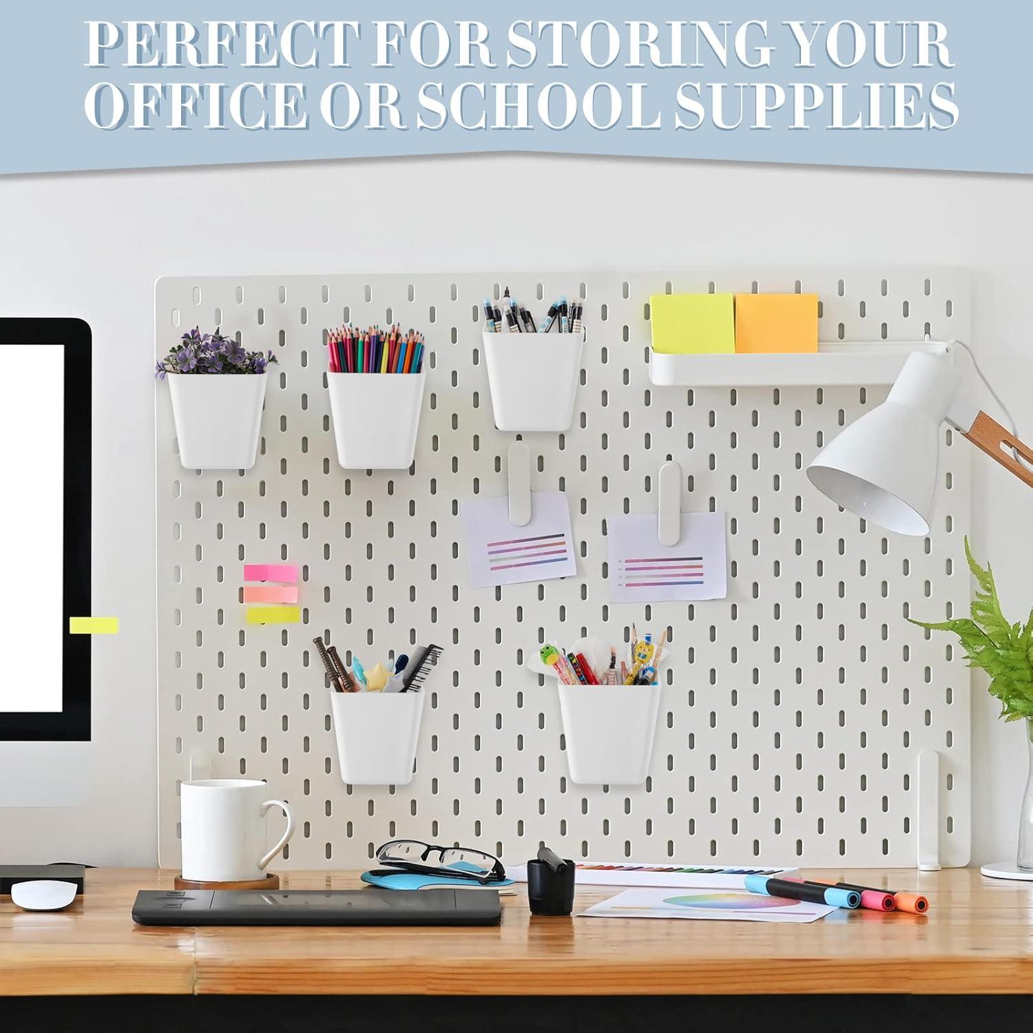 Conjunto de 12 Bins Organizador de Pared Tessco - Soporte para Tazas