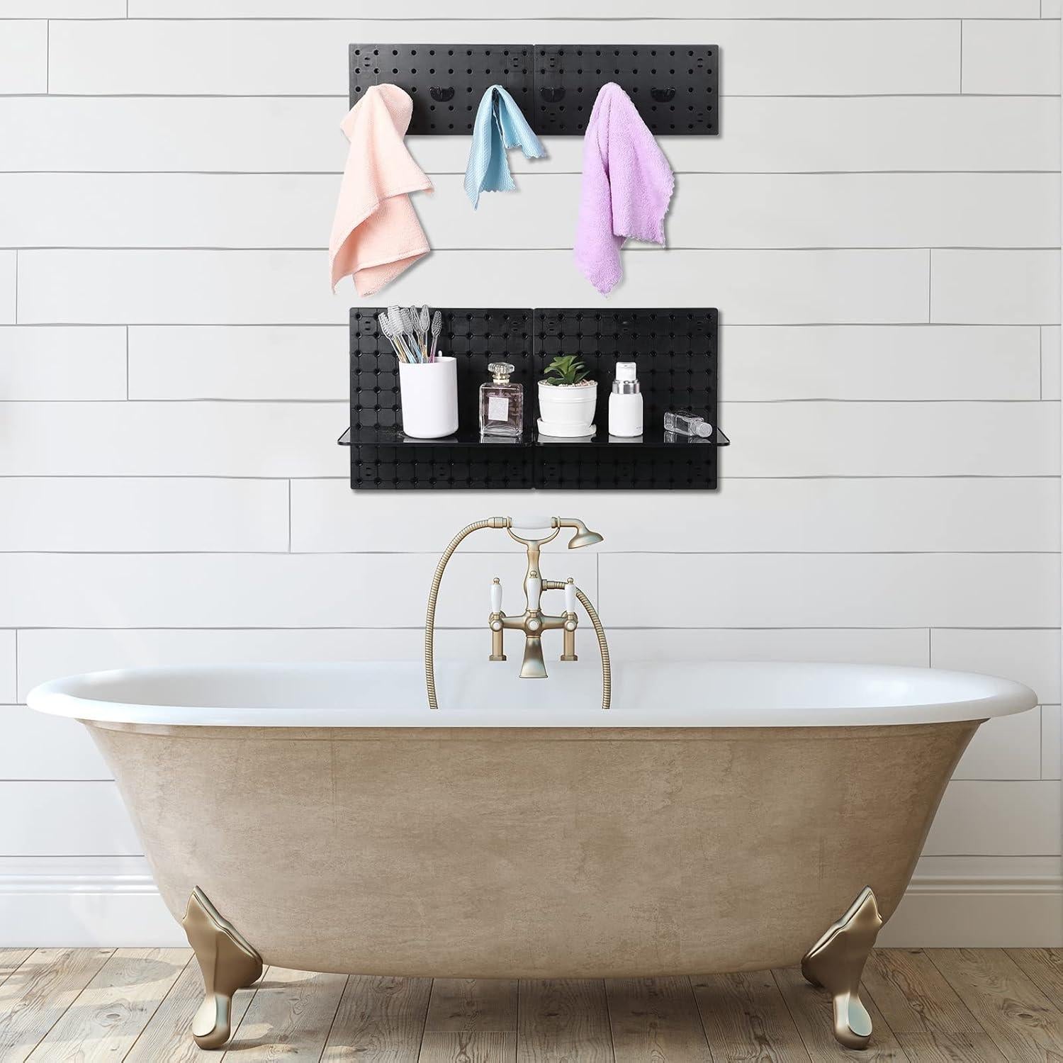 Kit Organizador de Pared Yookeer 44 Piezas Tablero Perforado