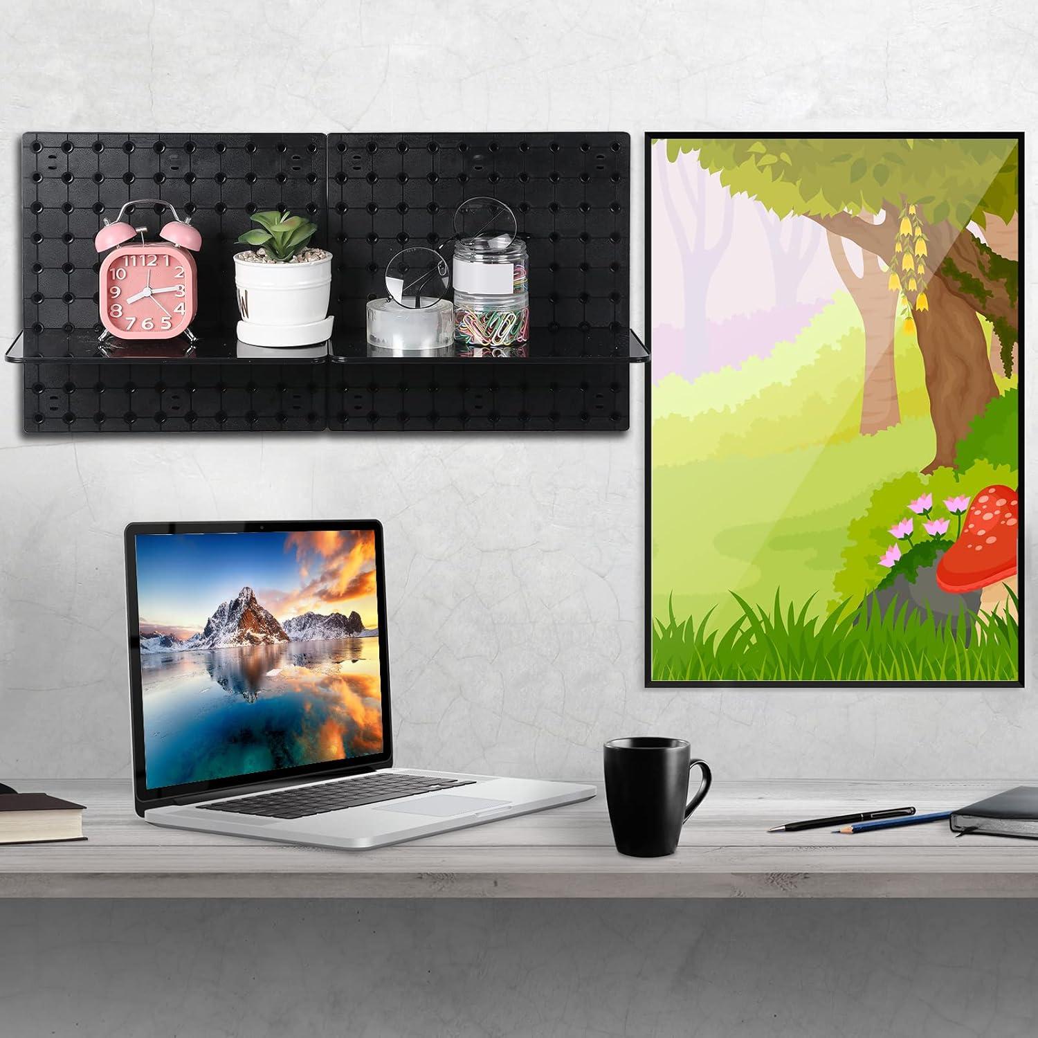 Kit Organizador de Pared Yookeer 44 Piezas Tablero Perforado