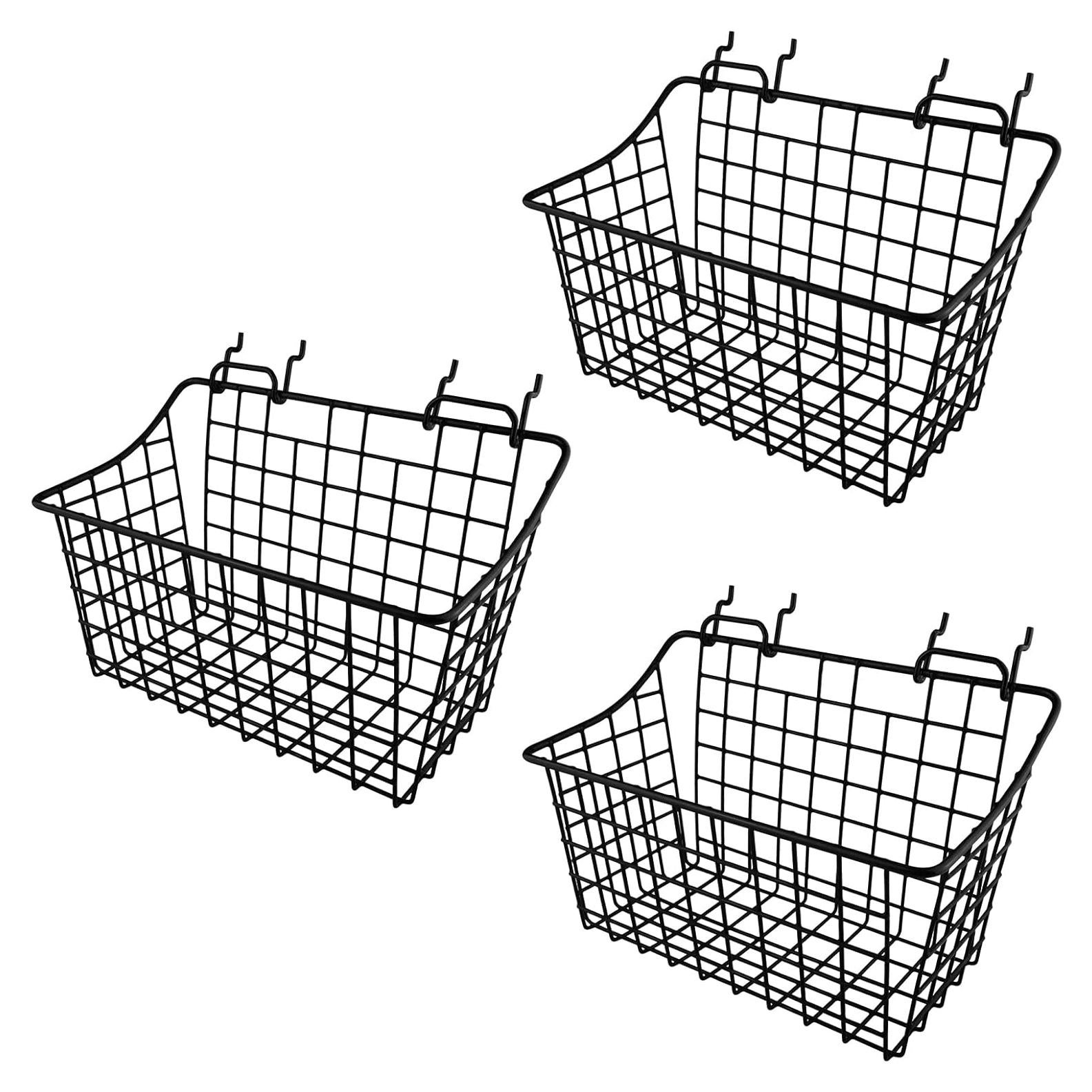 Cestas de Almacenamiento LIGHT DUST para Tablero Perforado - 3 Piezas