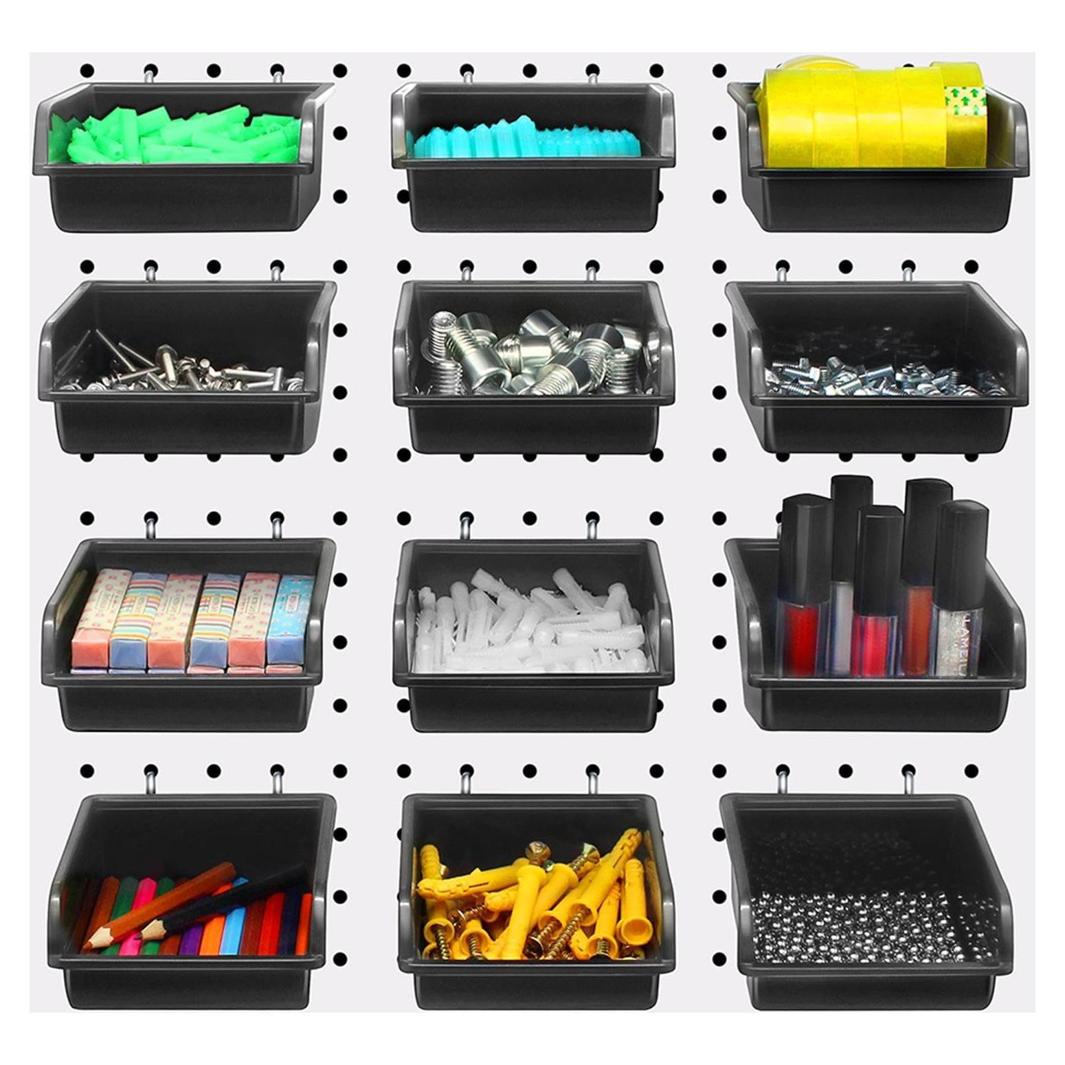 Ganchos para Tableros Perforados Calax - Kit de Organización 10.4x9.9cm