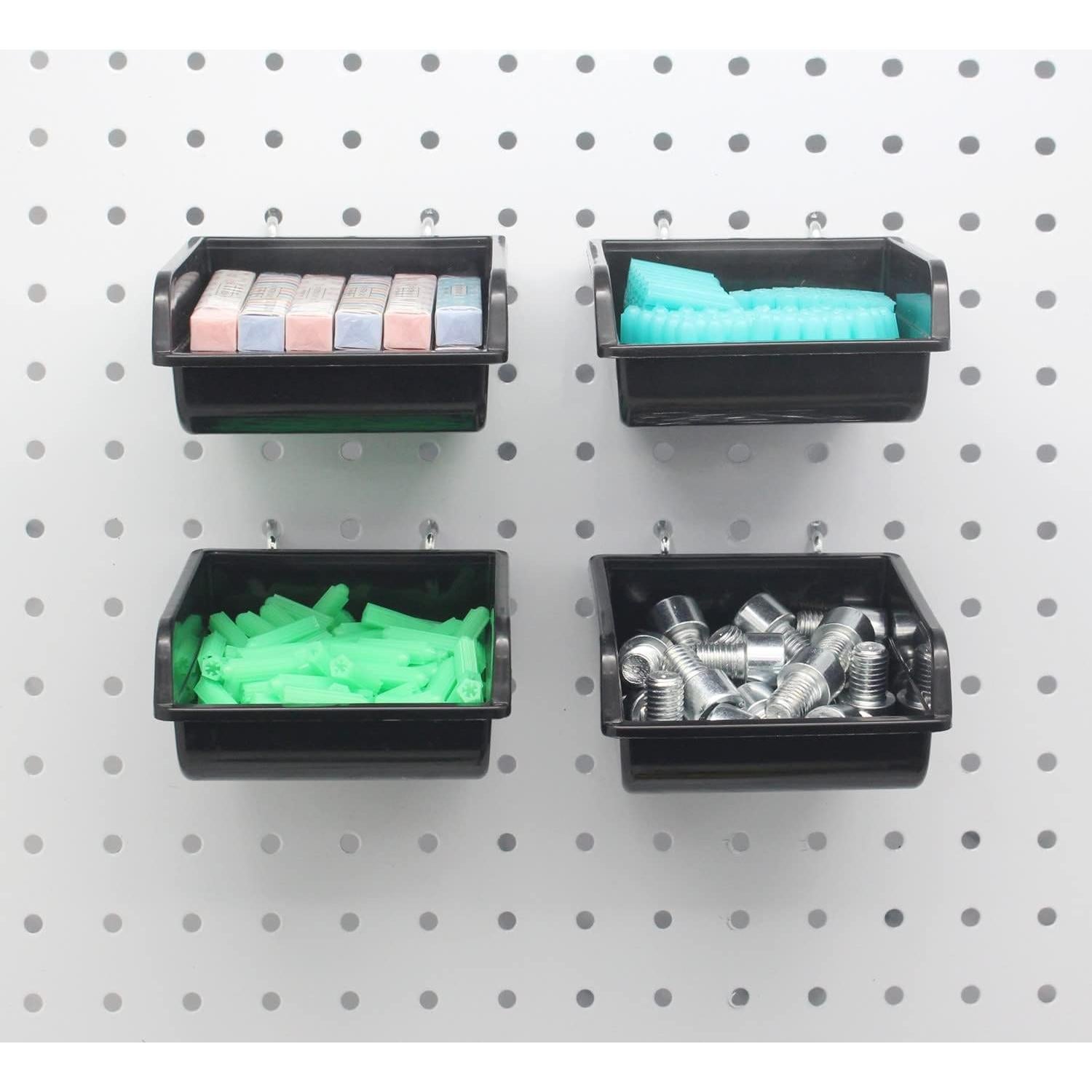 Ganchos para Tableros Perforados Calax - Kit de Organización 10.4x9.9cm