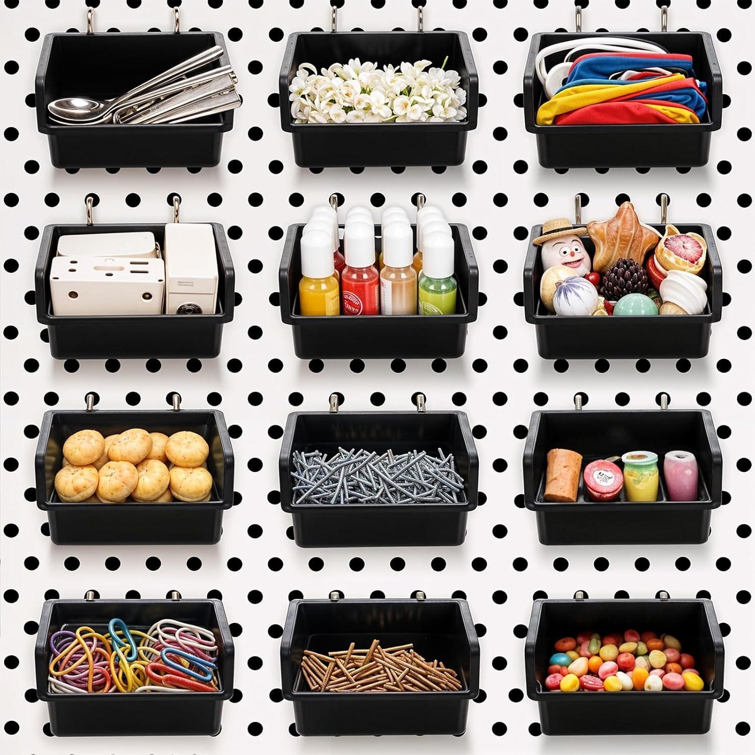 Paquete de 20 Contenedores para Tablero Perforado Tolare