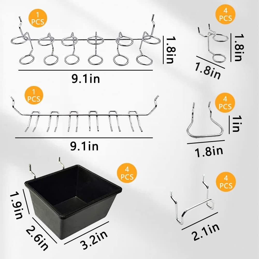 143 Ganchos de Metal BELLO YON para Tablero de Clavos