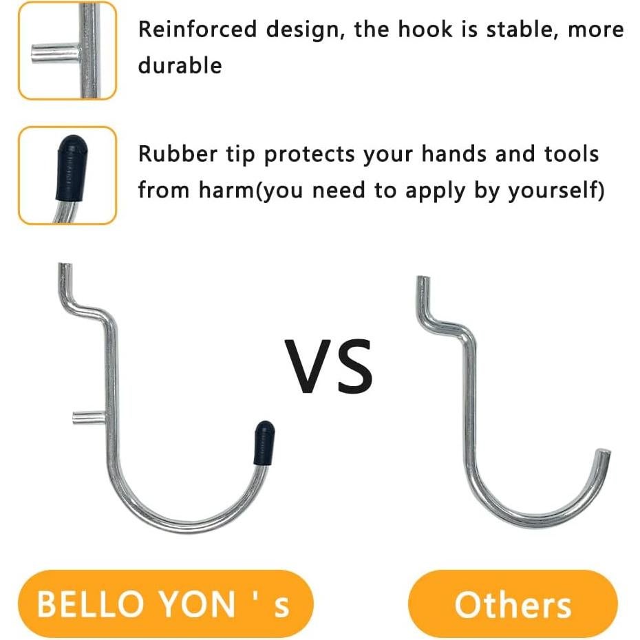 143 Ganchos de Metal BELLO YON para Tablero de Clavos