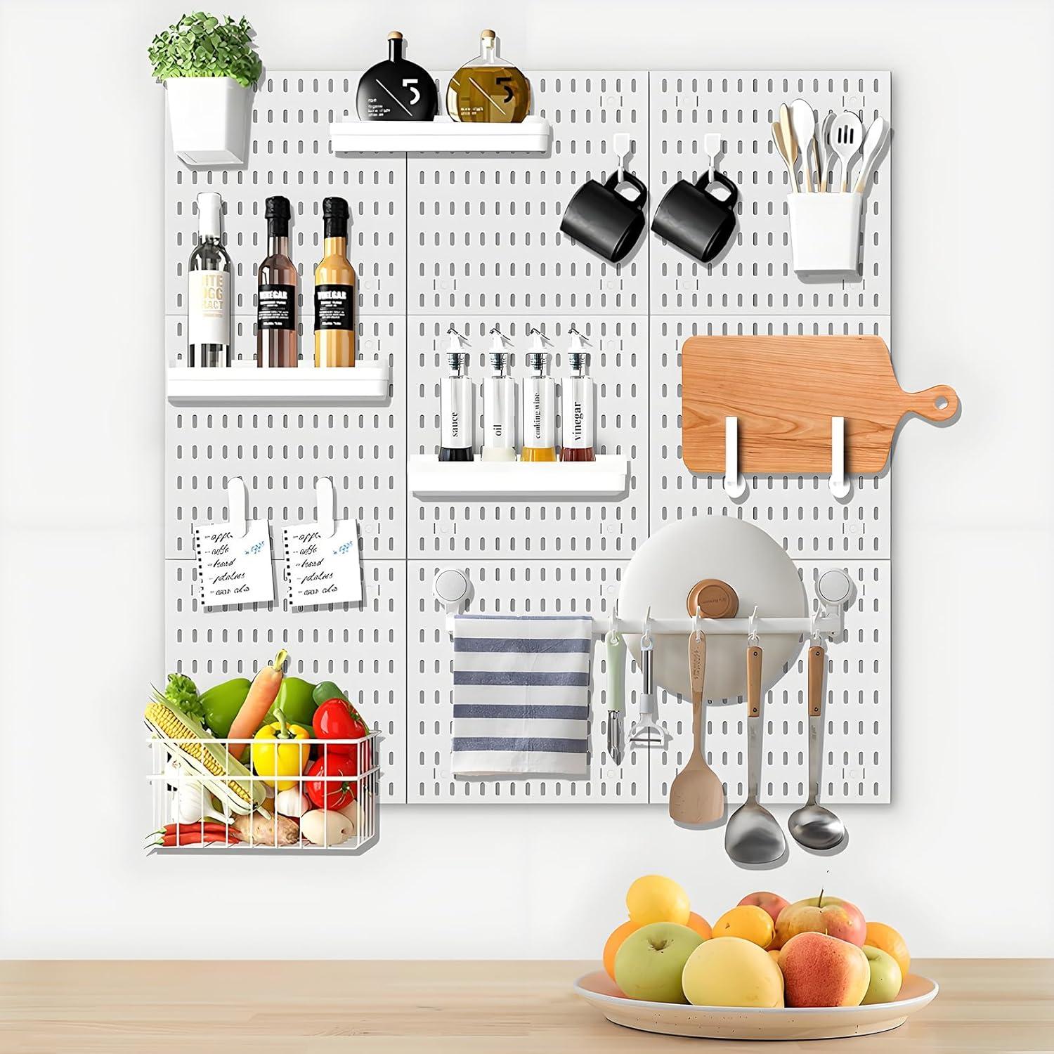 Kit de Panel de Perforación LANSI Blanco 4PCS para Herramientas