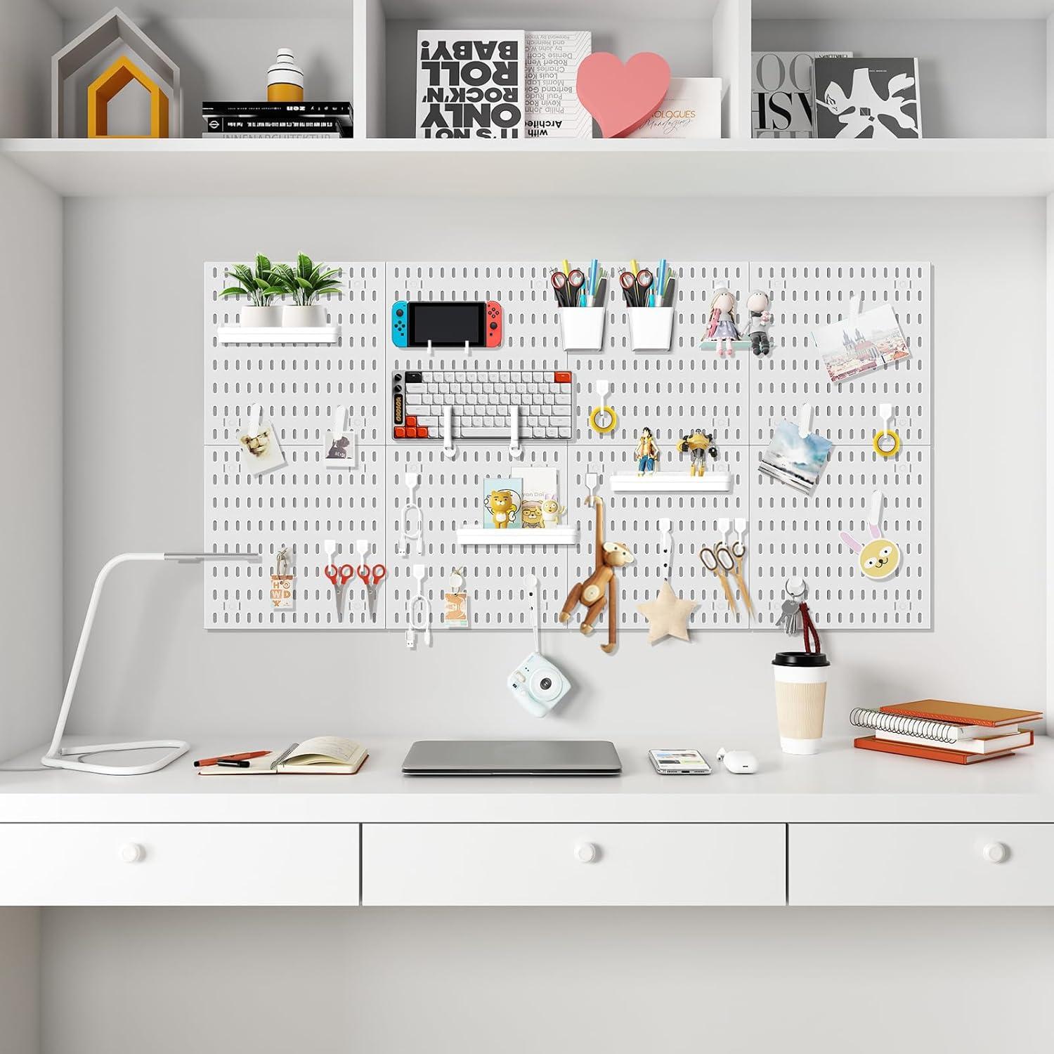 Kit de Panel de Perforación LANSI Blanco 4PCS para Herramientas