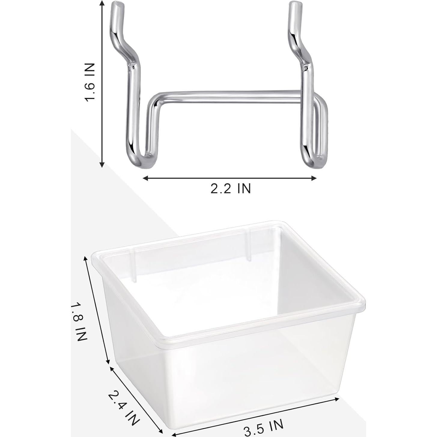 Cestas para Tablero Perforado Patelai - 8 Piezas, Organizador