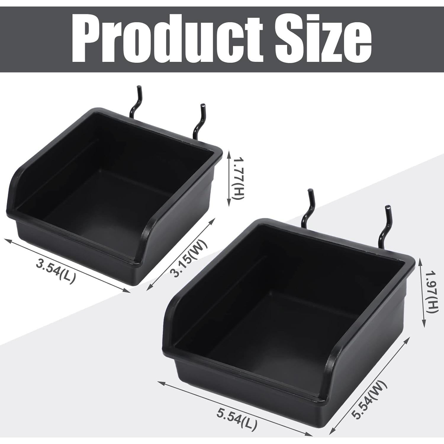 Kit de 12 Contenedores para Tablero de Clavijas Roowest