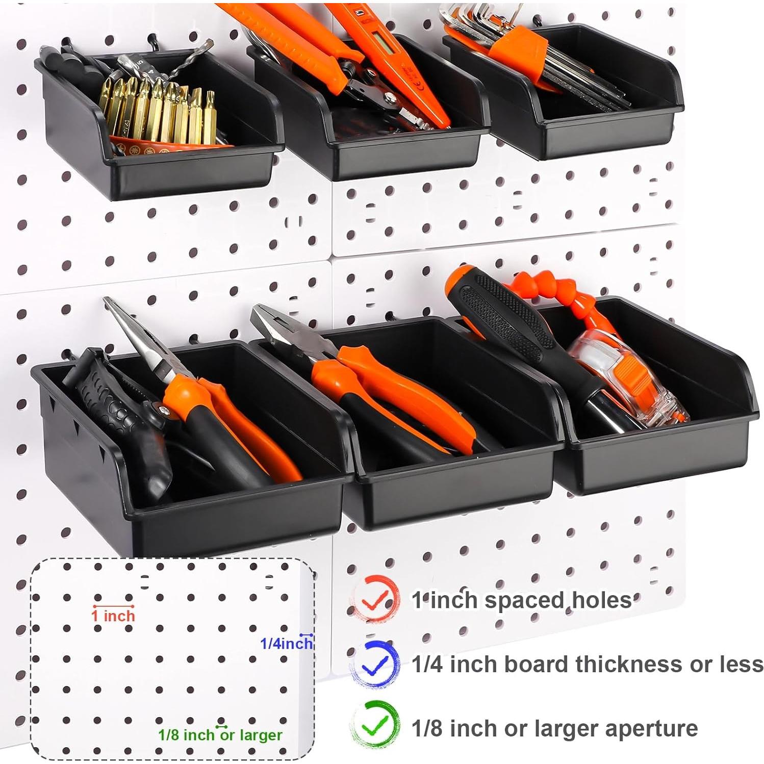 Kit de 12 Contenedores para Tablero de Clavijas Roowest