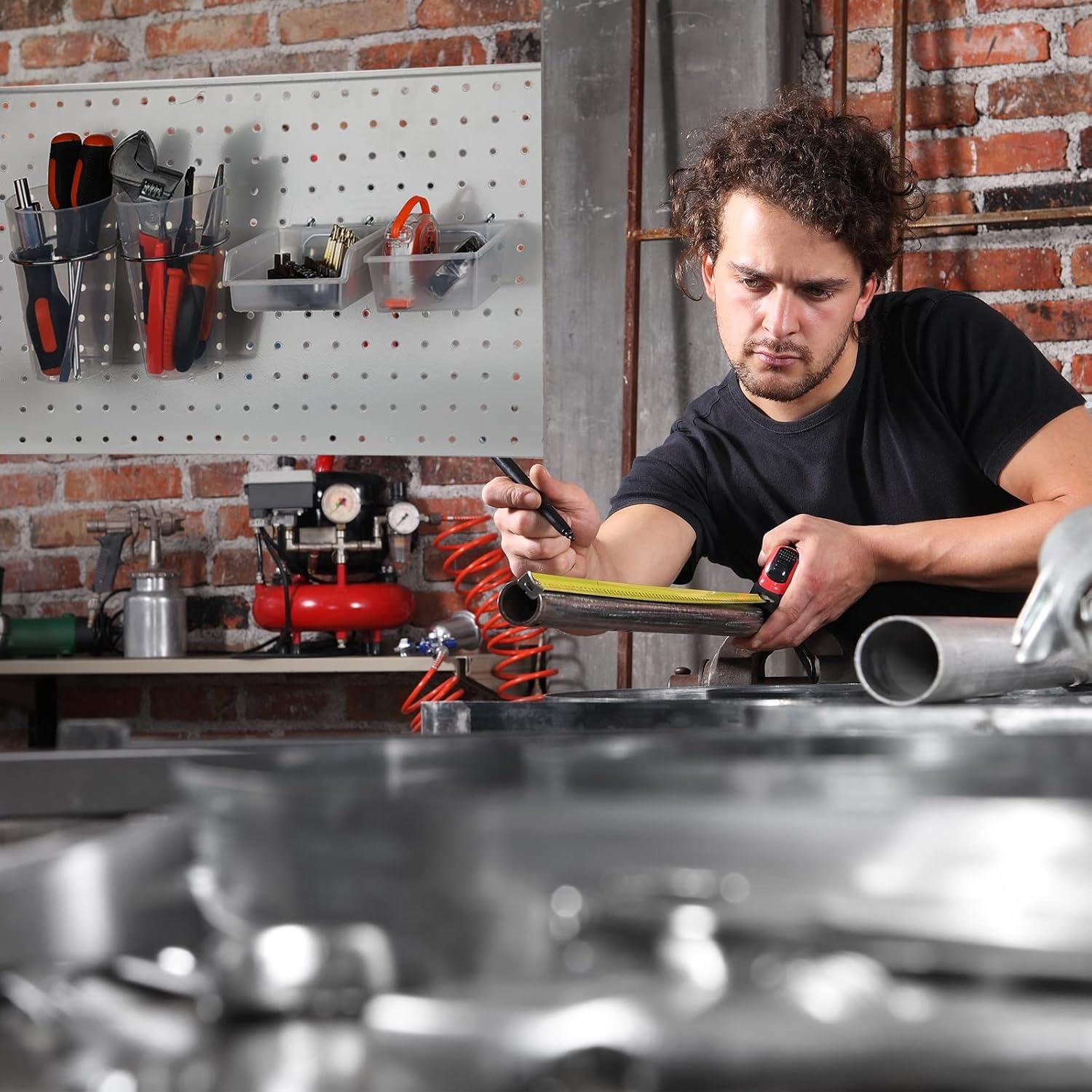 Organizador de Tablero de Clavos Yookeer 20 Pcs Transparente